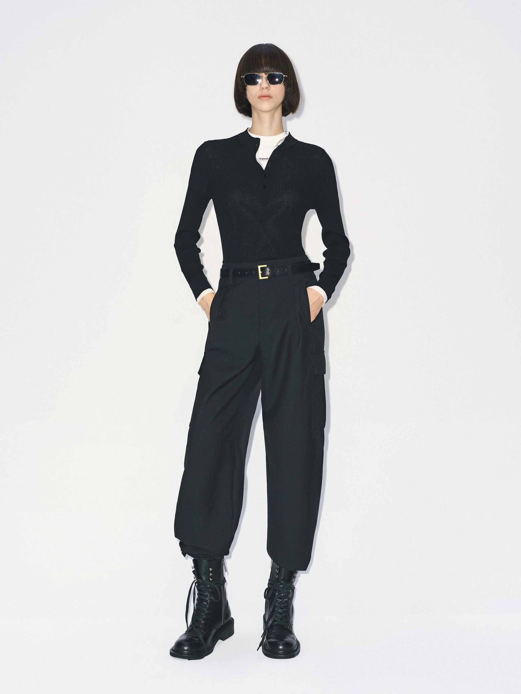 Merino Wool Ribbed Sweater