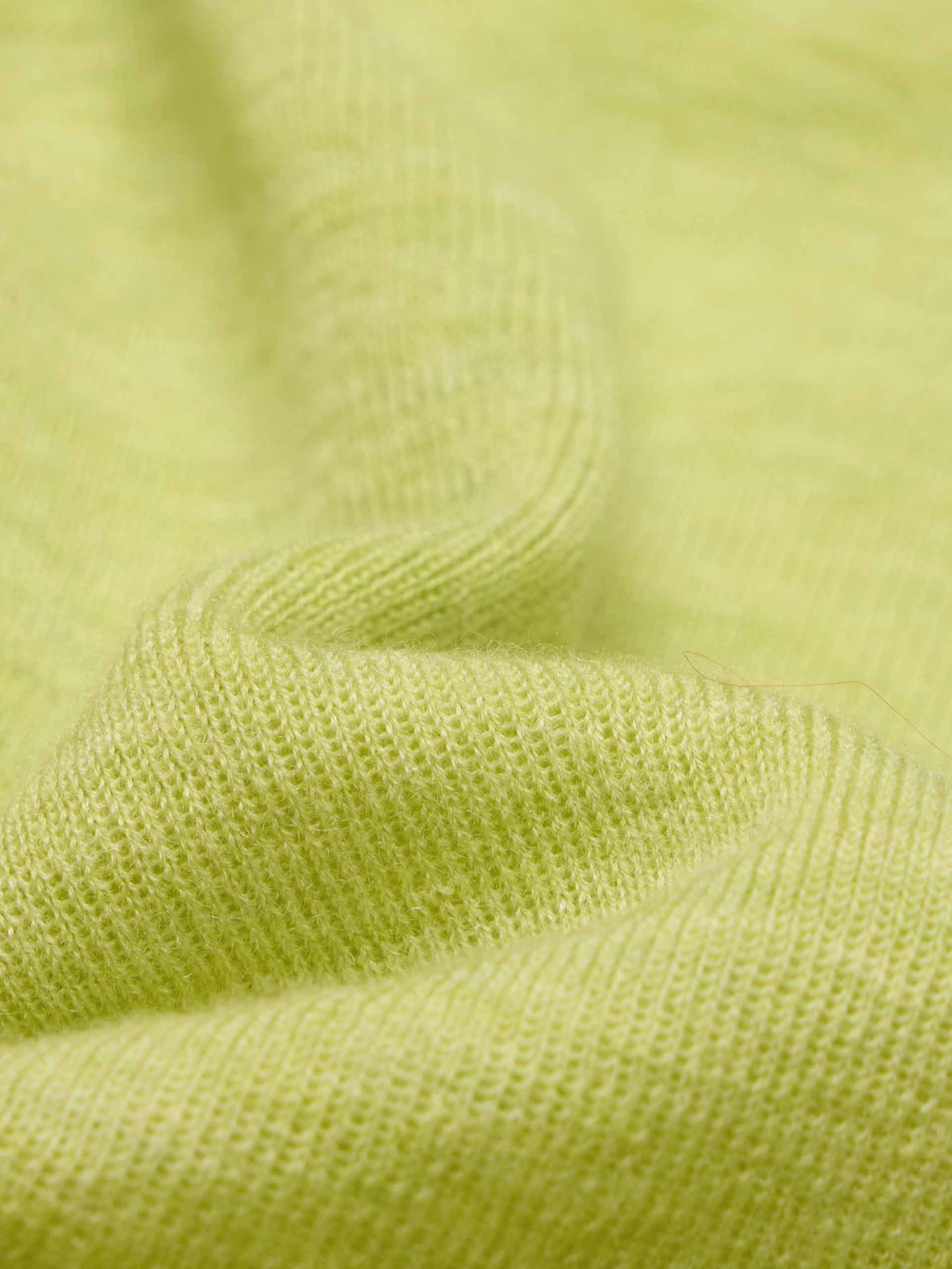 Pleated Waist Wool Sweater