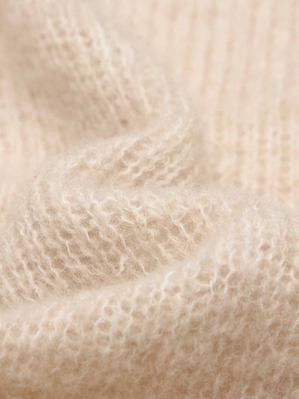 Wool Blend Cropped Knitted Top