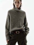 Alpaca Blend Turtleneck Sweater
