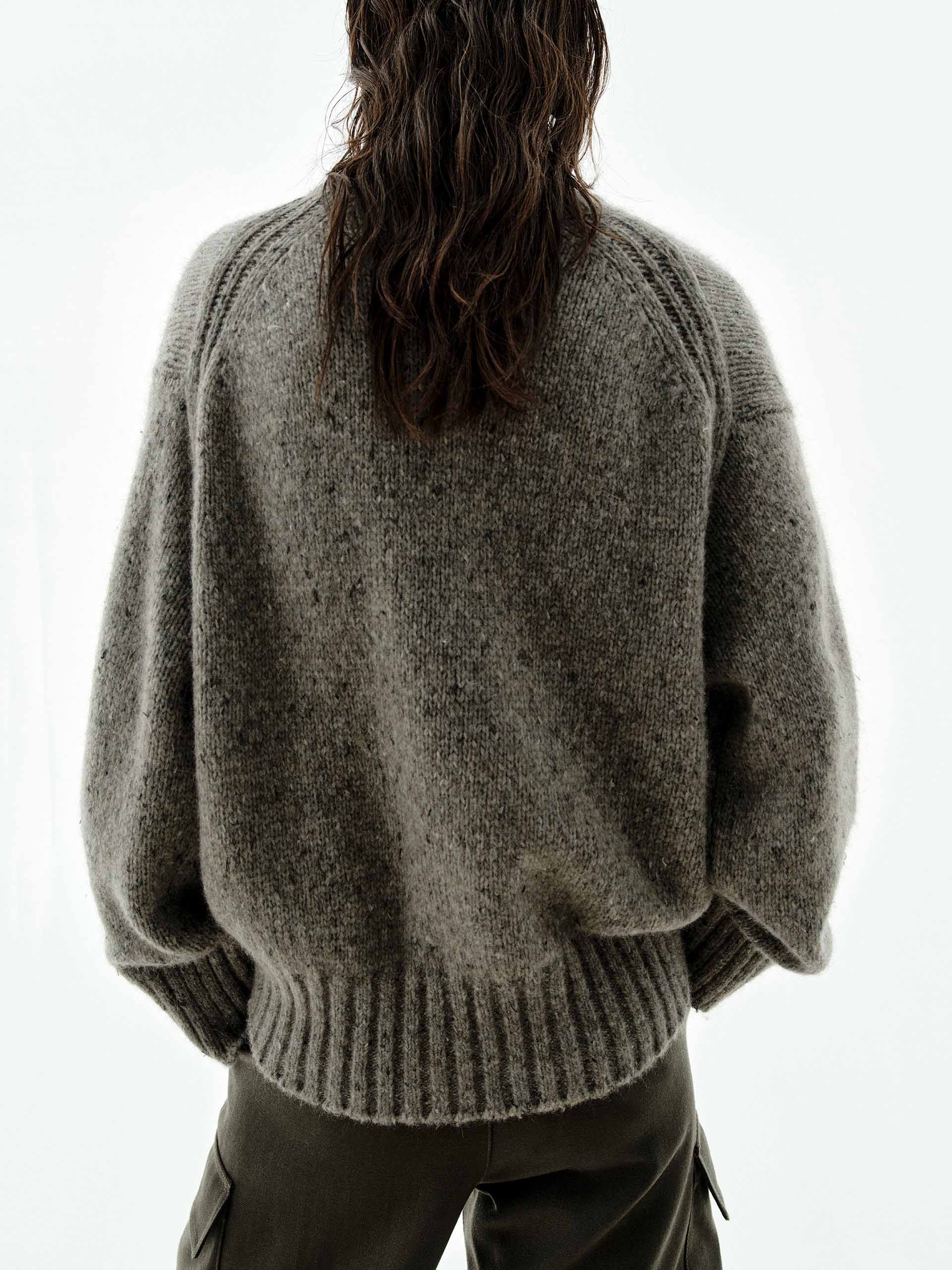 Alpaca Blend Turtleneck Sweater