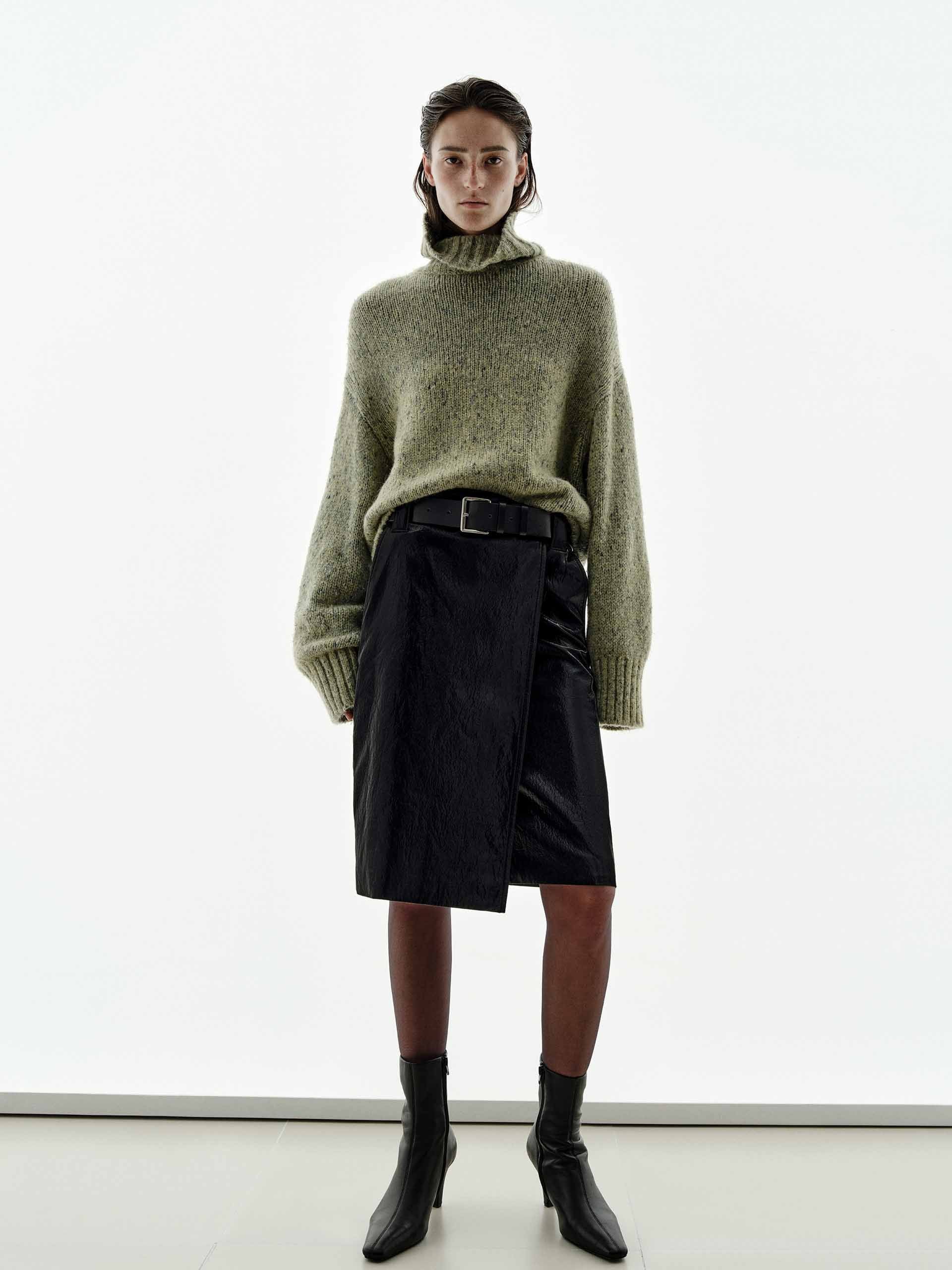 Alpaca Blend Turtleneck Sweater