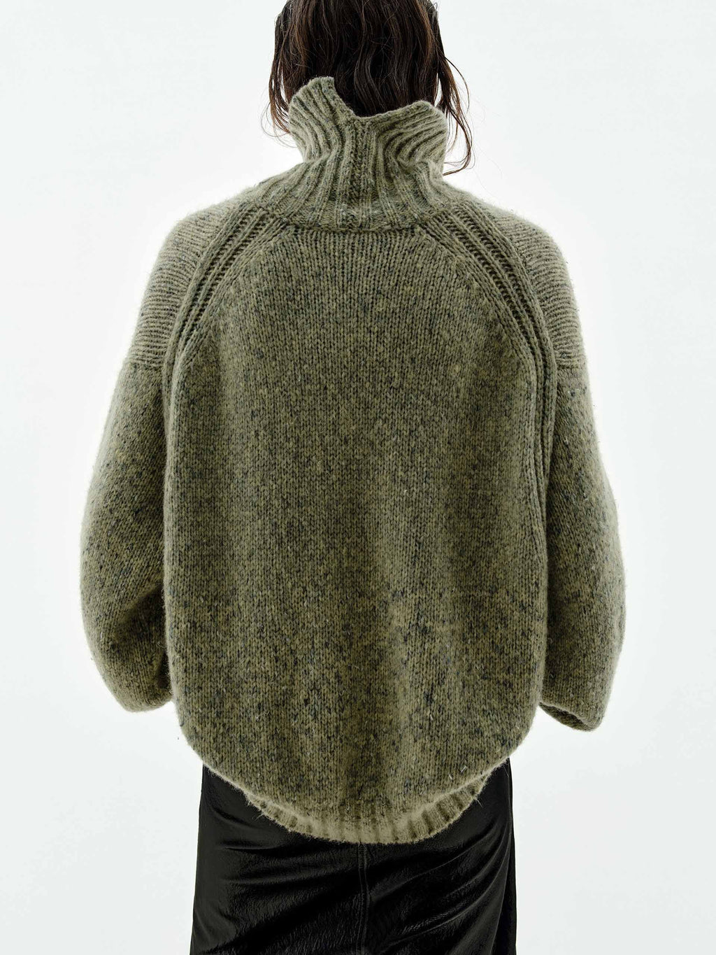 Alpaca Blend Turtleneck Sweater