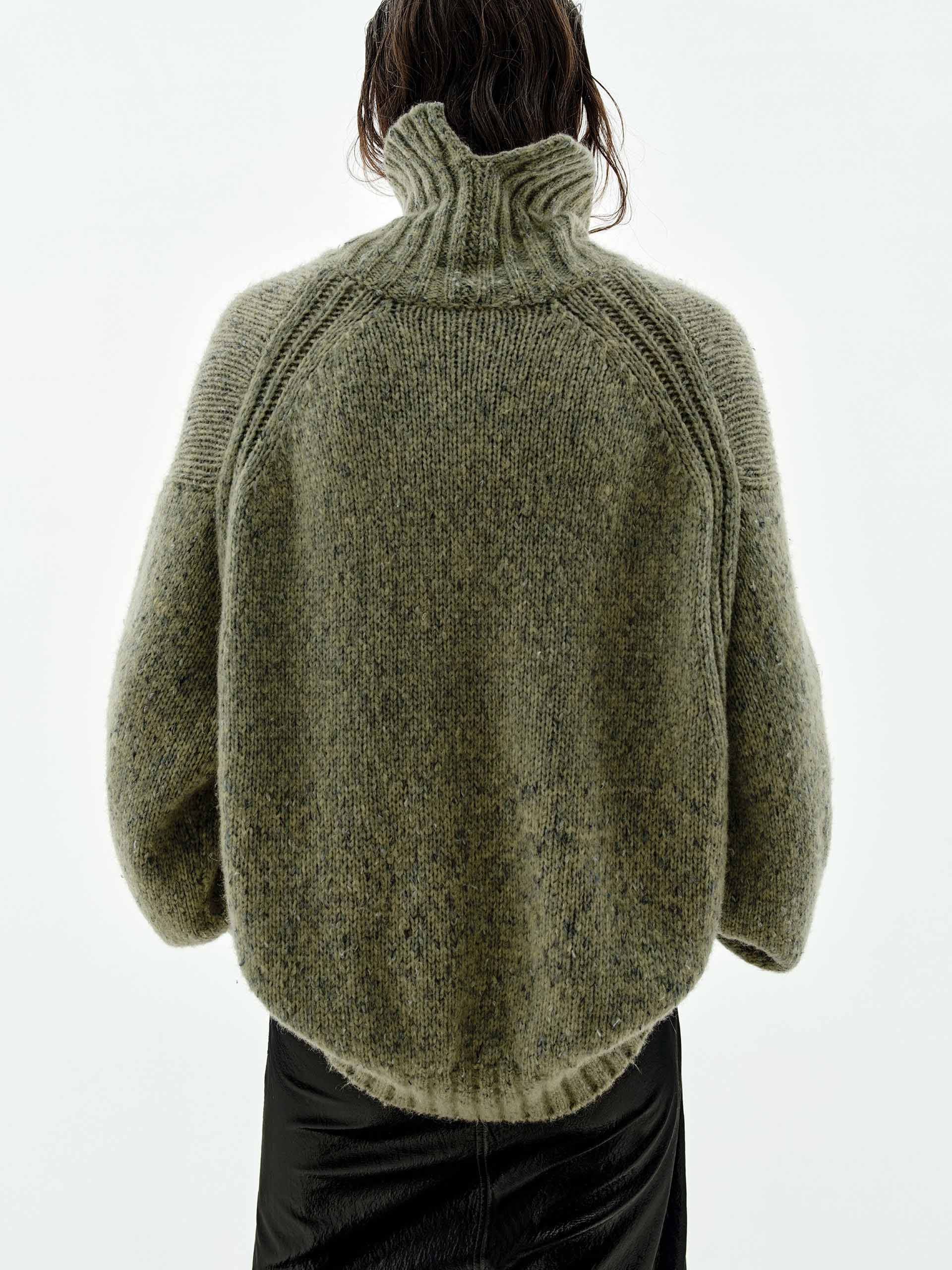 Alpaca Blend Turtleneck Sweater