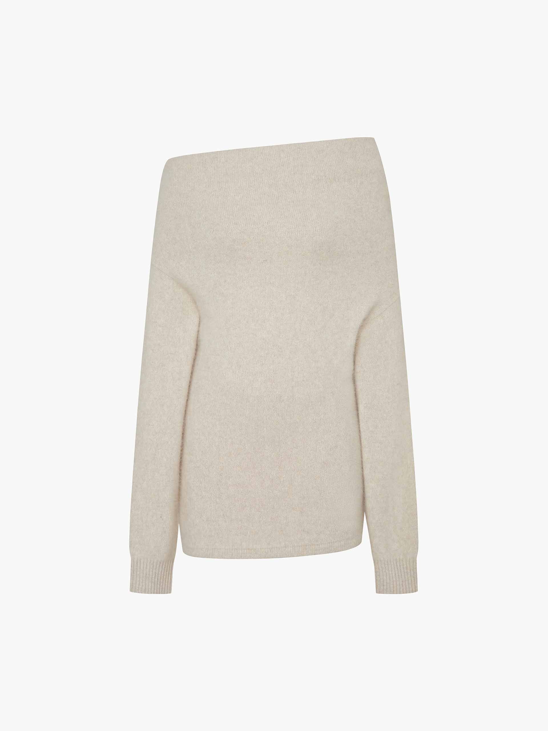 Cashmere Off Shoulder Sweater