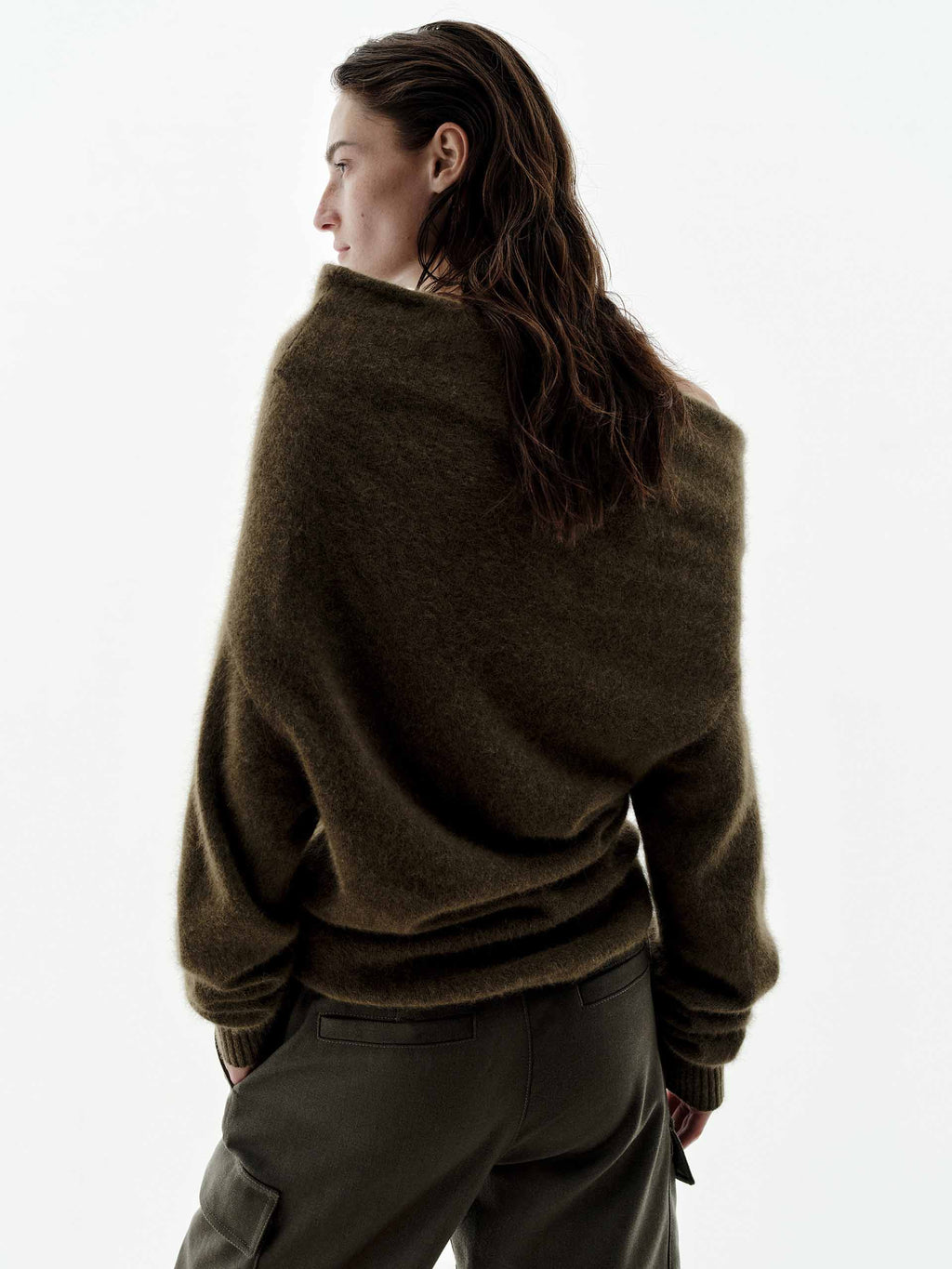Cashmere Off Shoulder Sweater