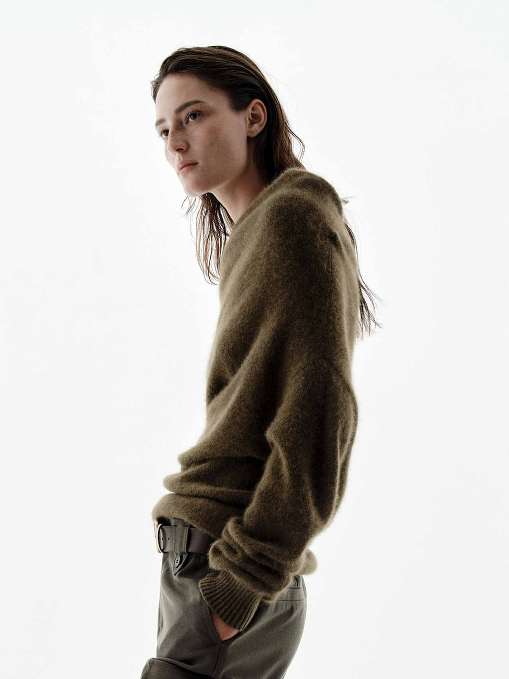Cashmere Off Shoulder Sweater