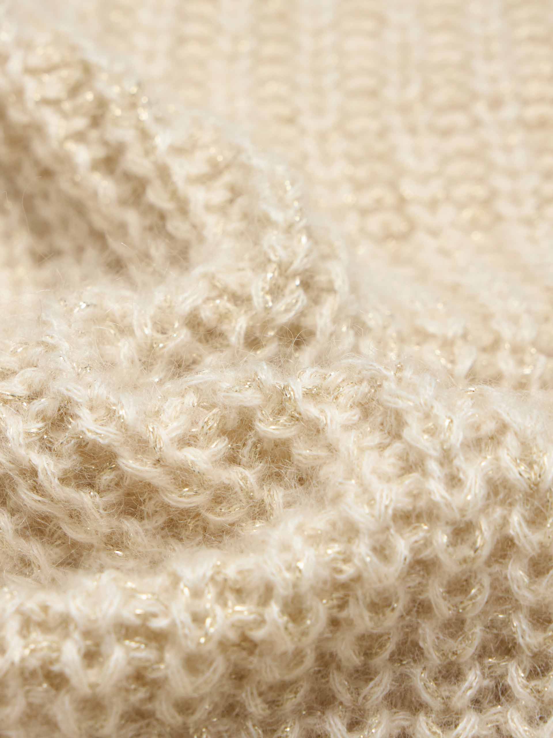 V-neck Raw Hem Sweater