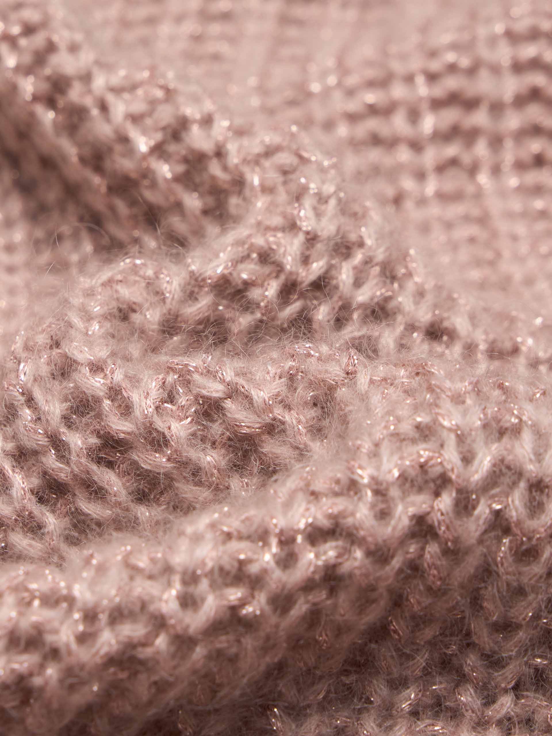 V-neck Raw Hem Sweater