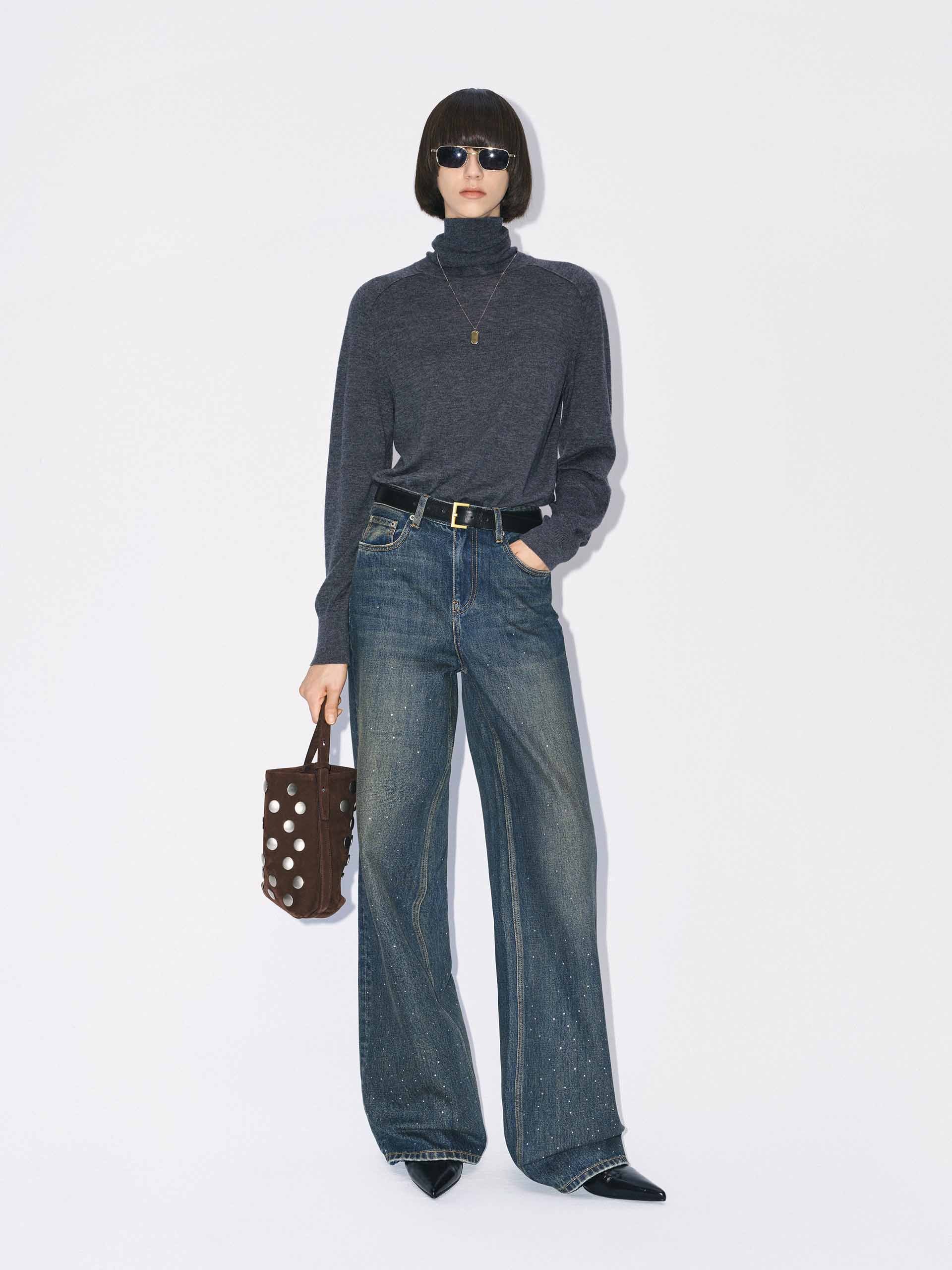 Turtleneck Wool Sweater