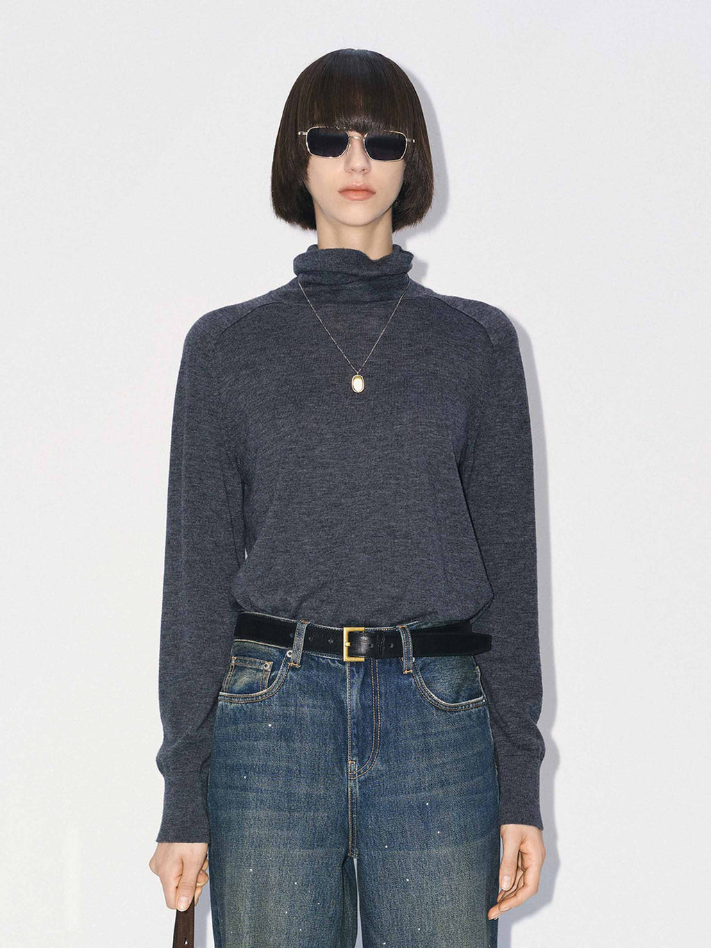Turtleneck Wool Sweater