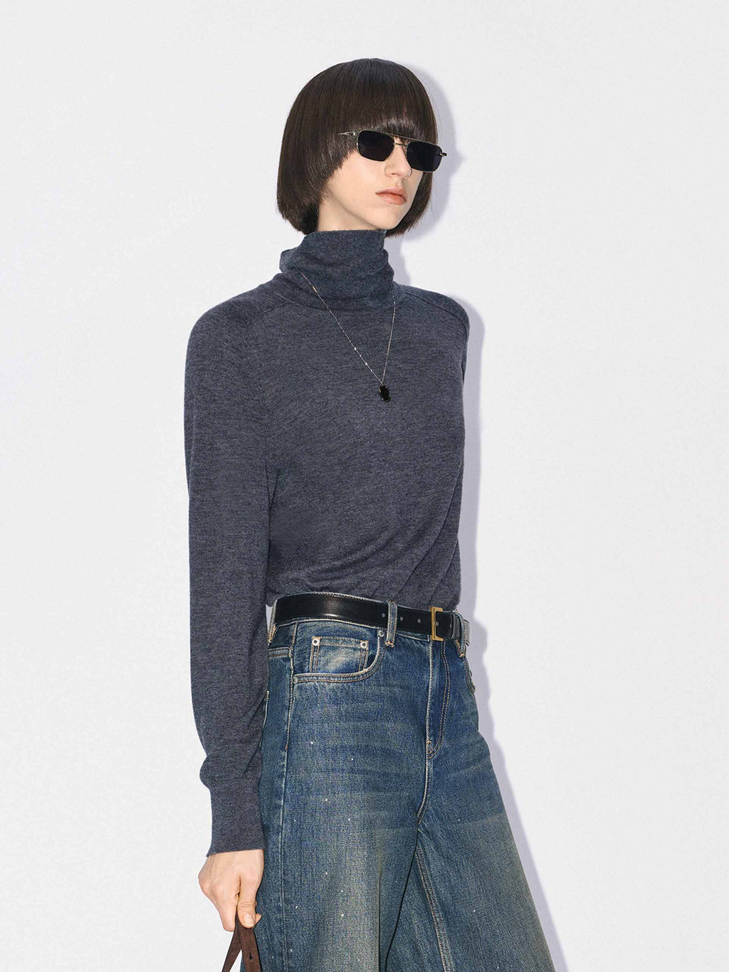 Turtleneck Wool Sweater