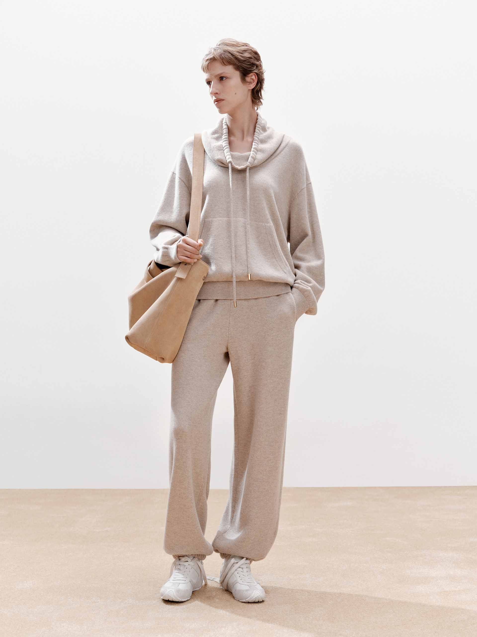 Drawstring Neckline Sweater