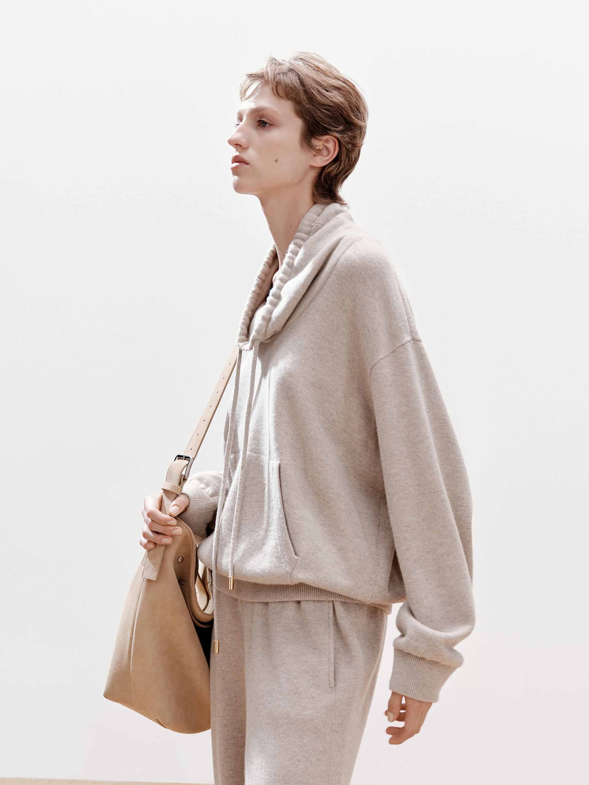 Drawstring Neckline Sweater