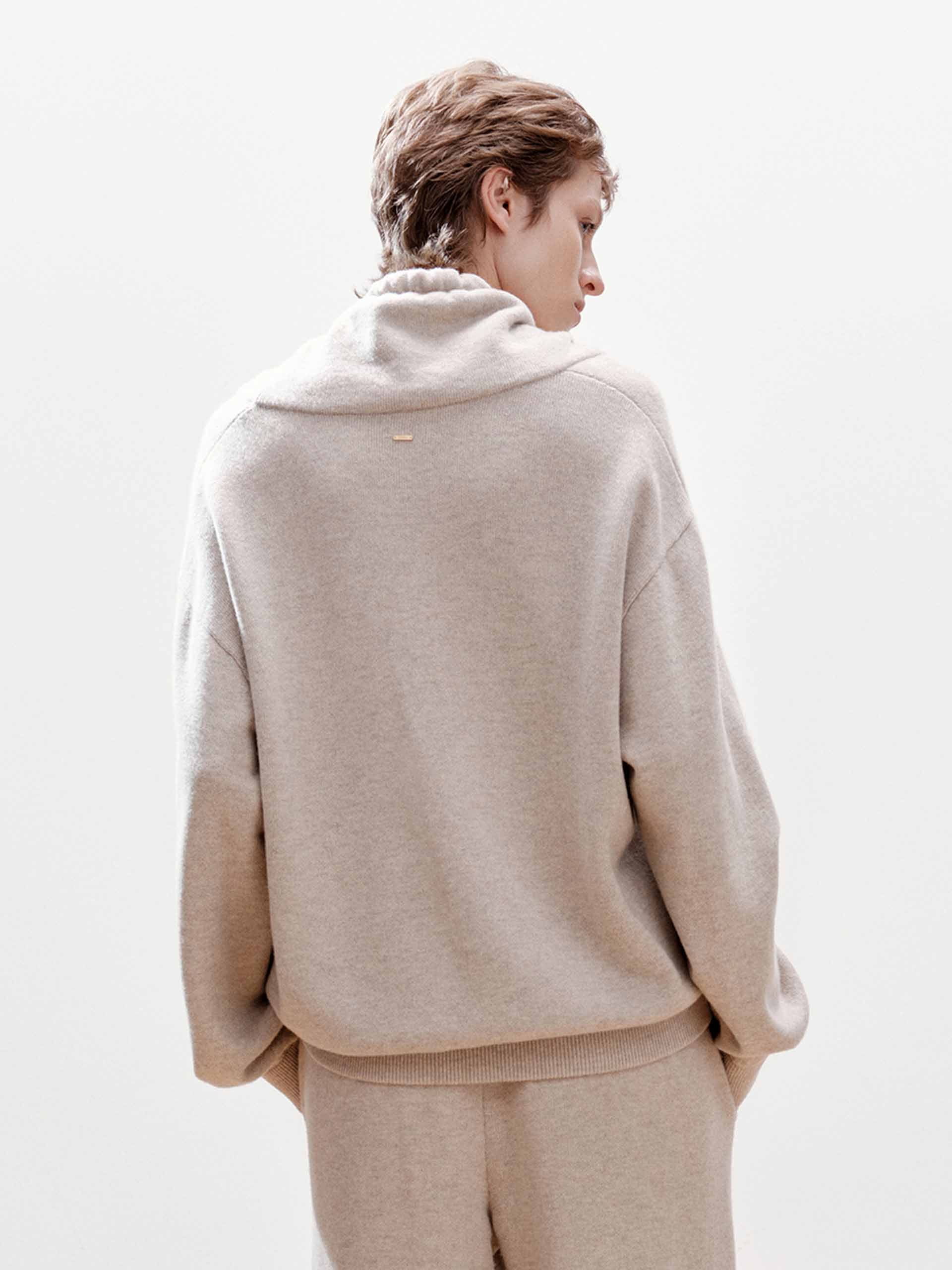 Drawstring Neckline Sweater