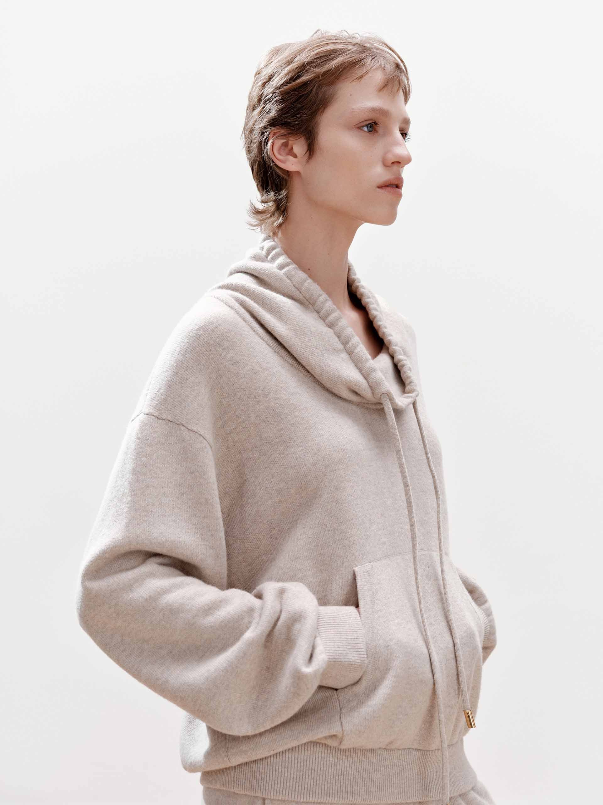 Drawstring Neckline Sweater