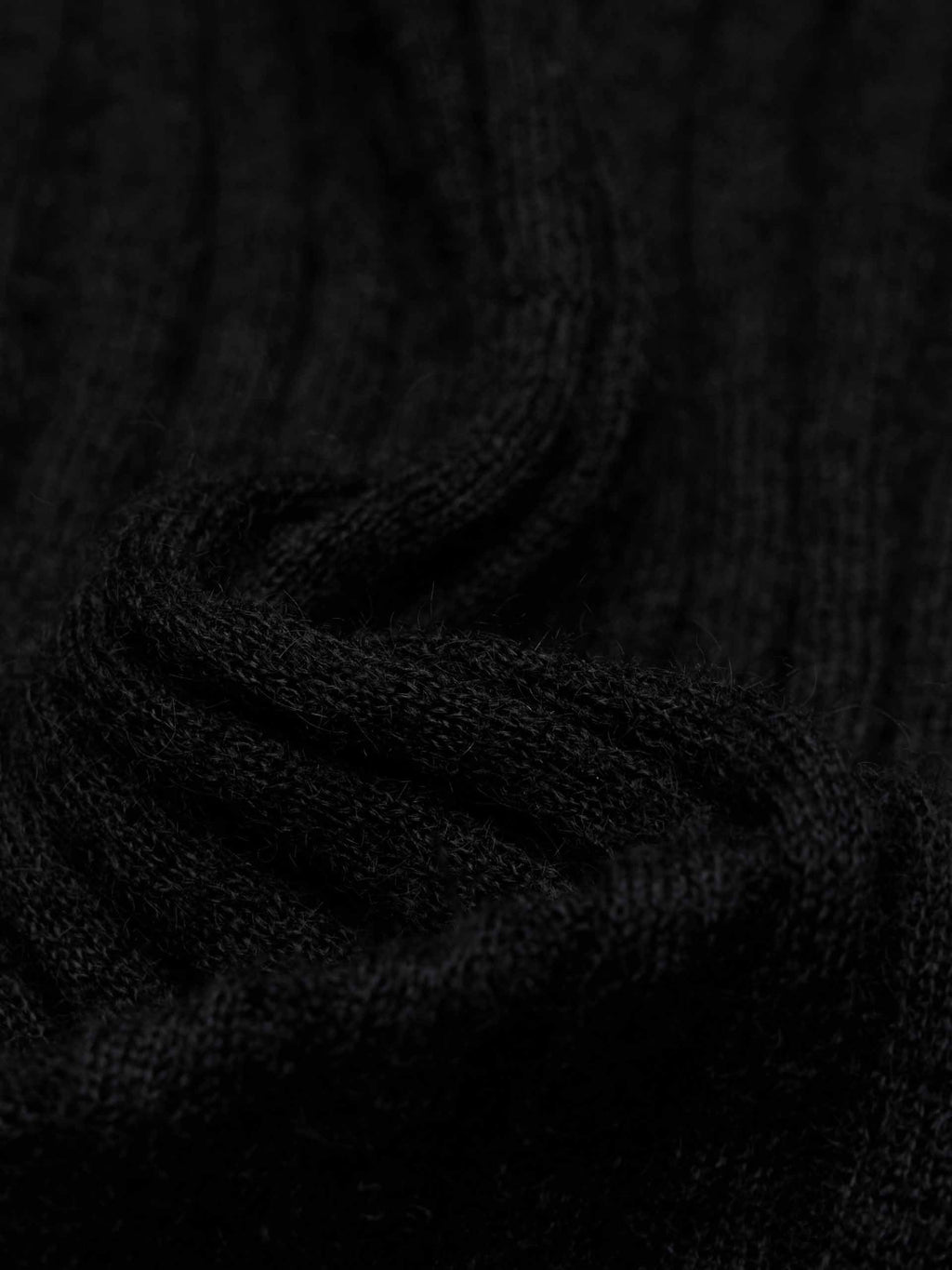 Turtleneck Raw Hem Sweater
