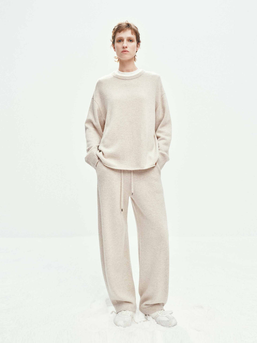 Wool Cashmere Relaxed Sweater