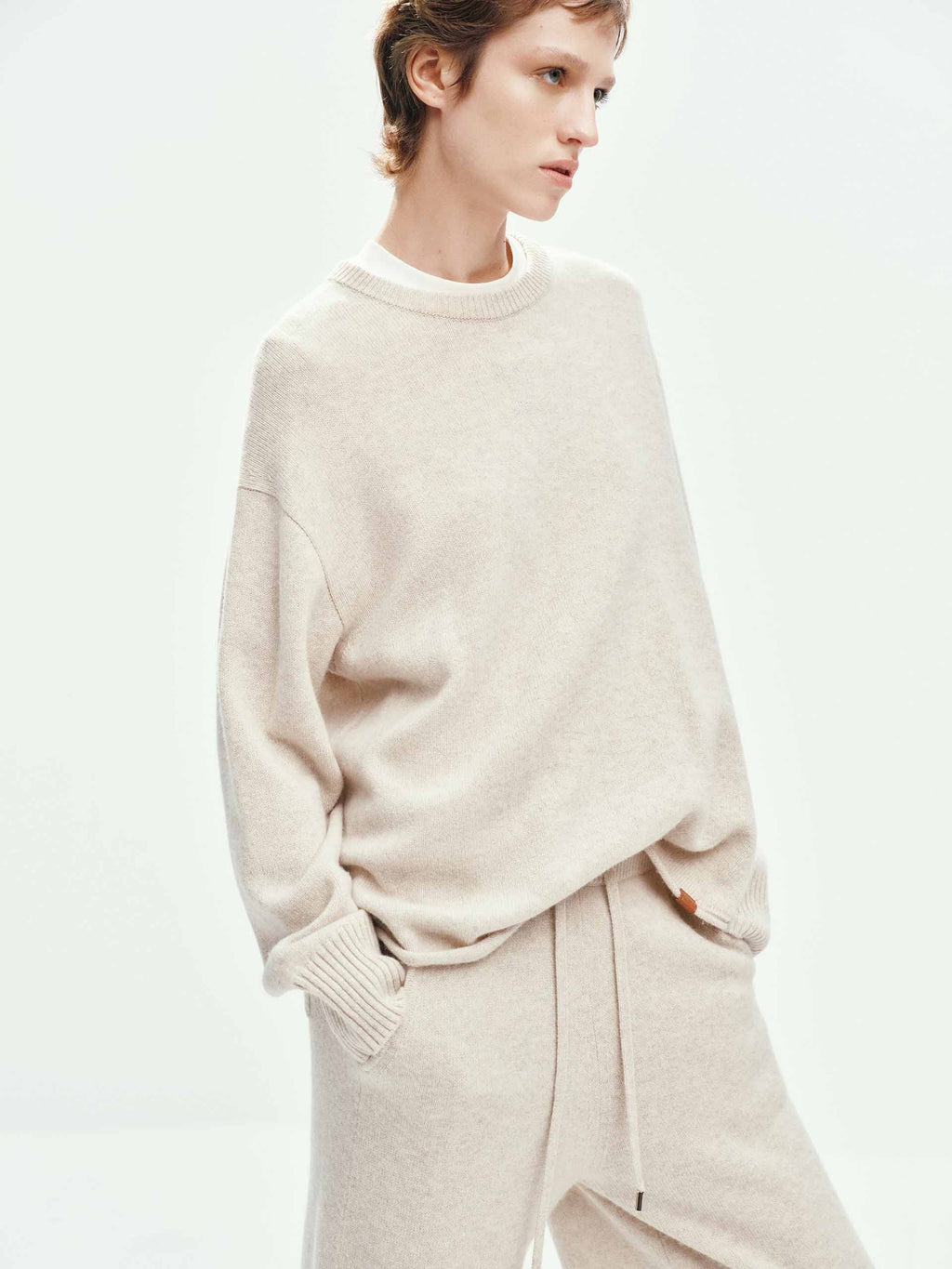 Wool Cashmere Relaxed Sweater