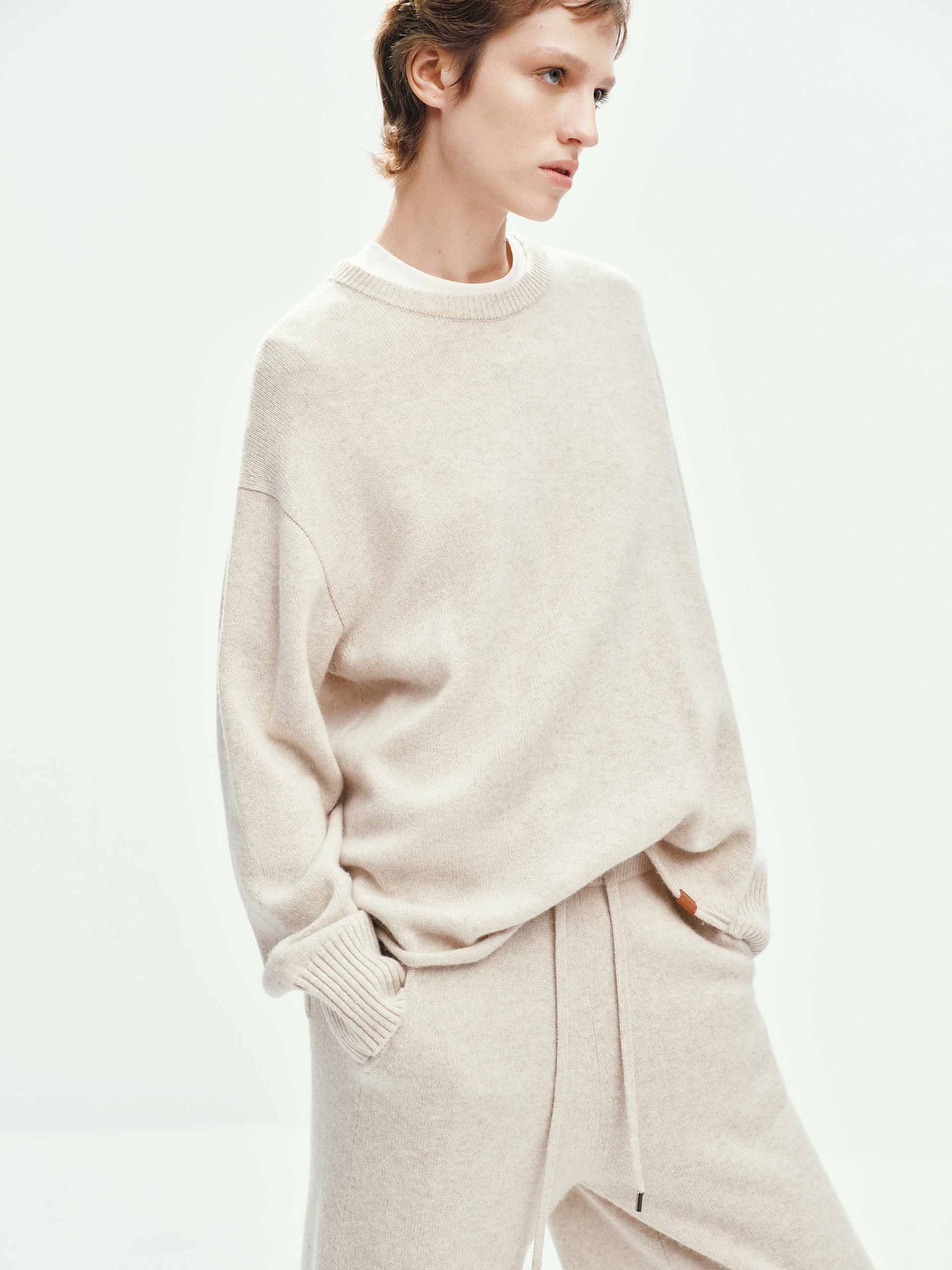 Wool Cashmere Relaxed Sweater