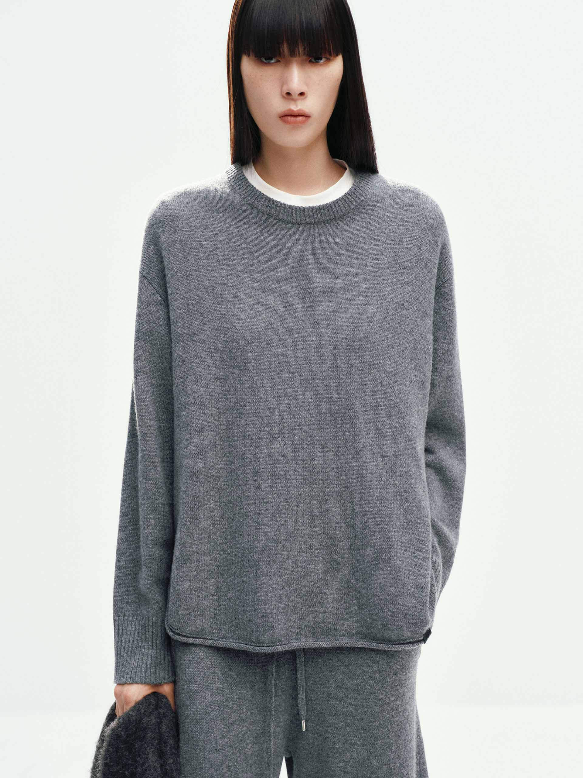 Wool Cashmere Relaxed Sweater