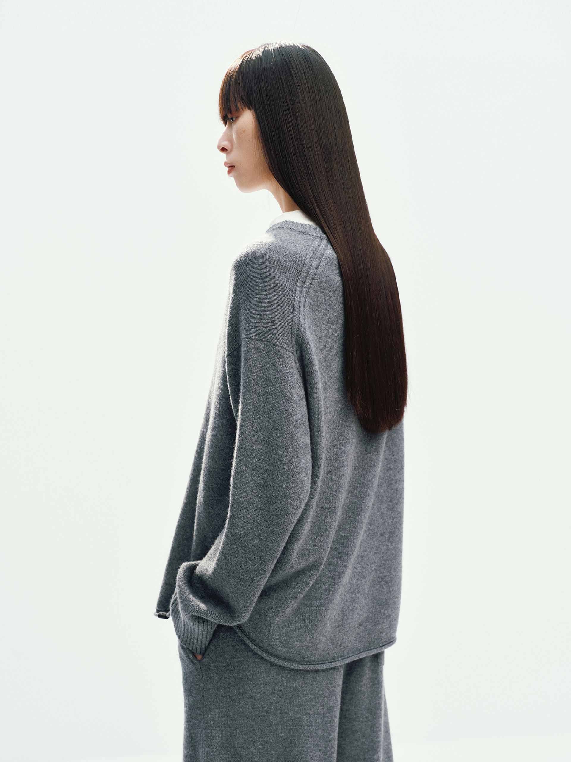 Wool Cashmere Relaxed Sweater