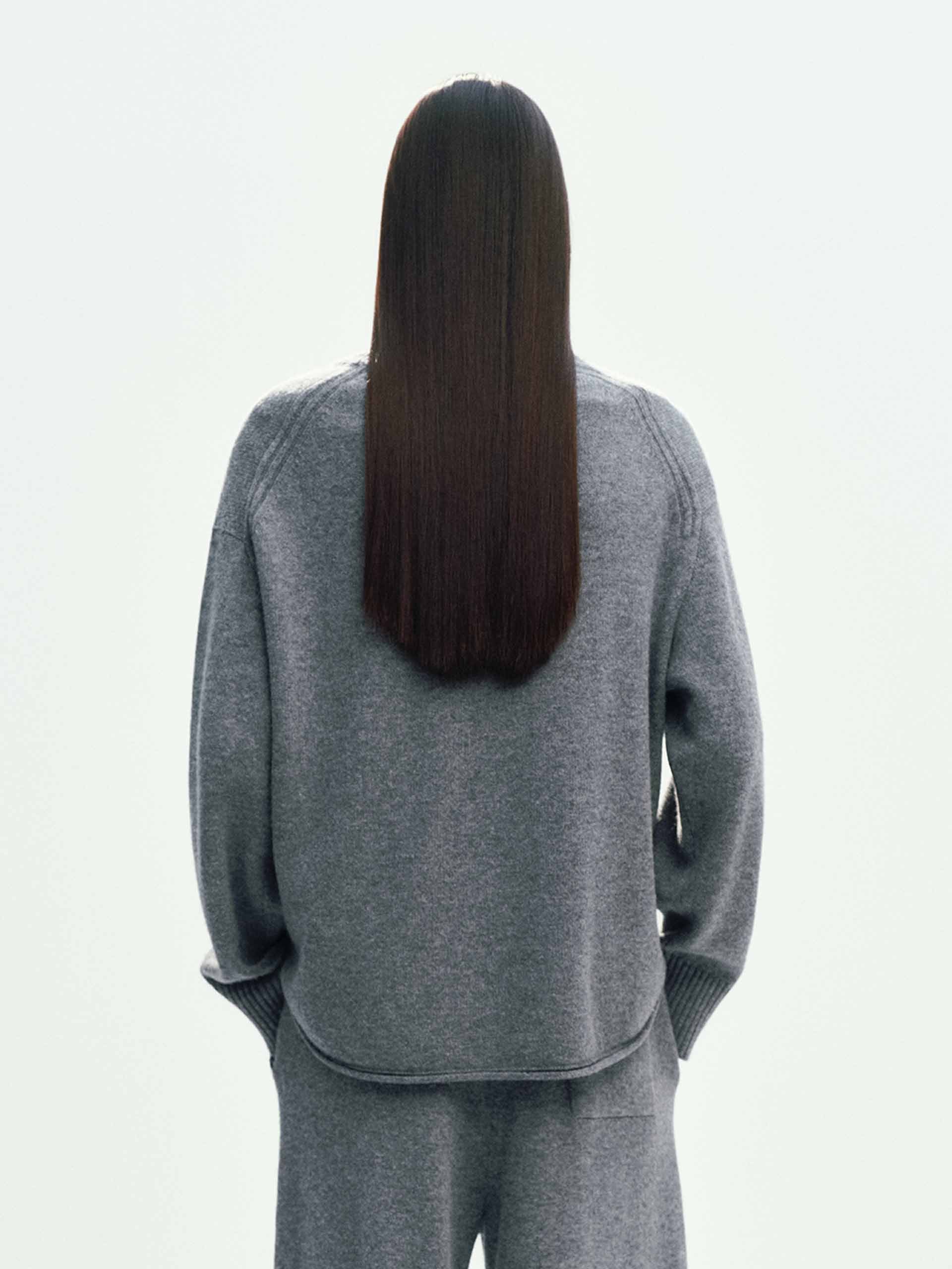 Wool Cashmere Relaxed Sweater