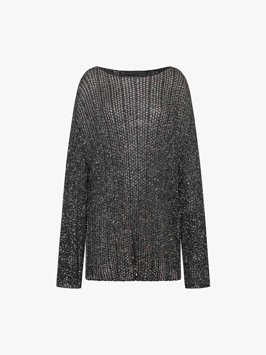 Sequin Crochet Knitted Top