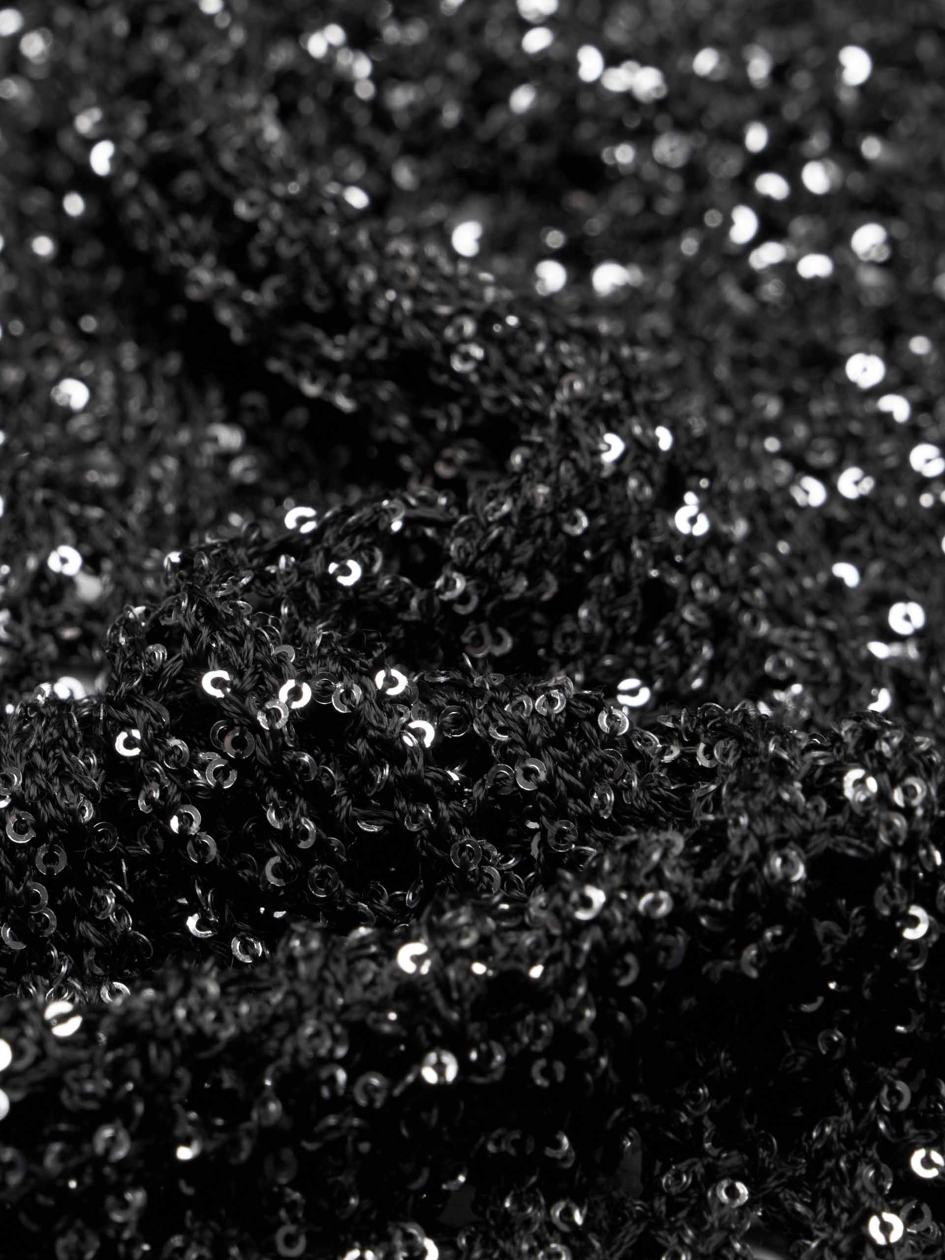 Sequin Crochet Knitted Top