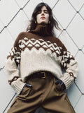 Fair Isle Turtleneck Sweater