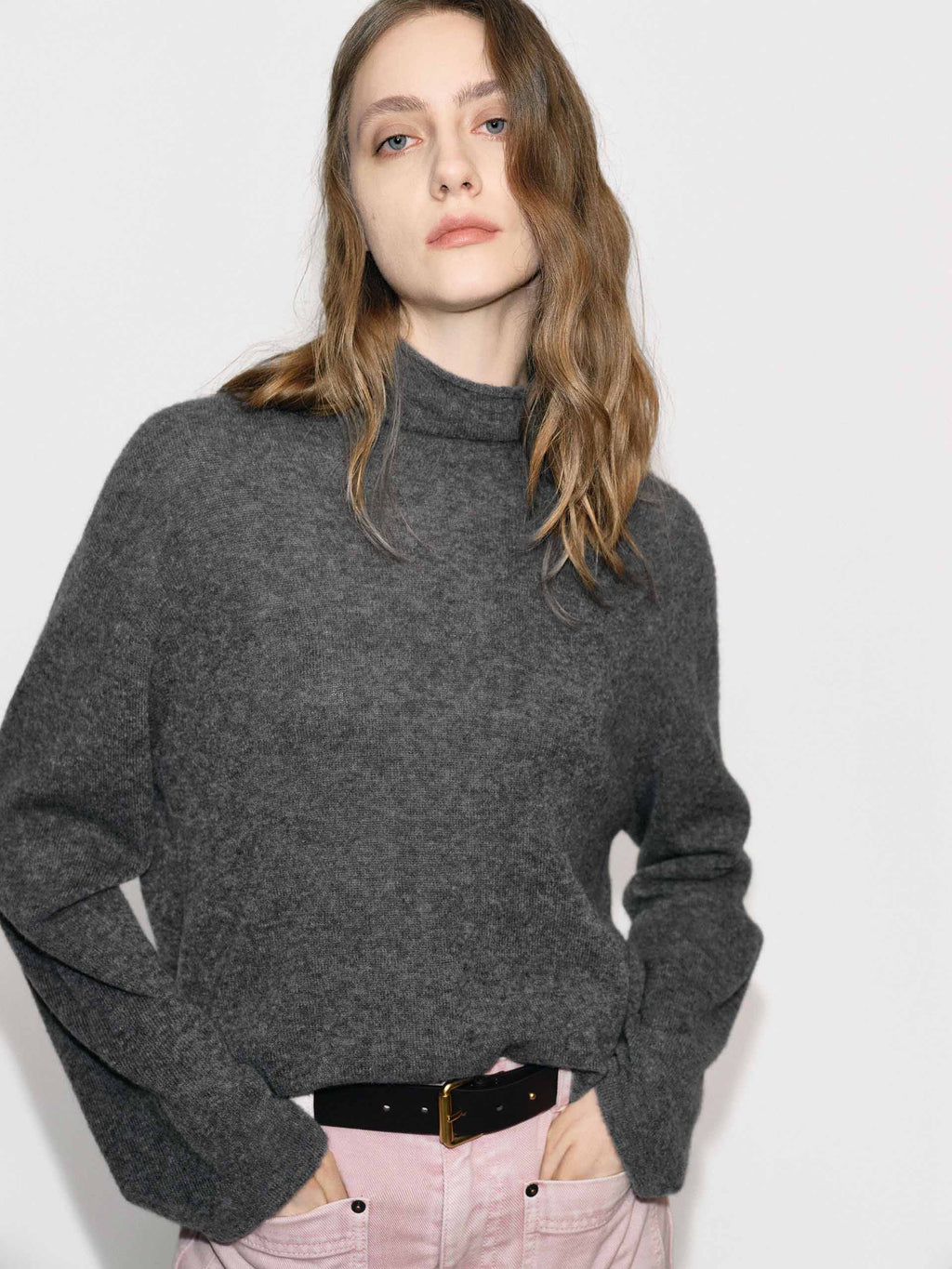 Included Cashmere Turtleneck Sweater