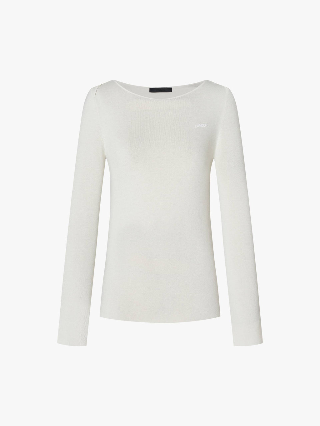 Wool Blend Fitted Knitted Top