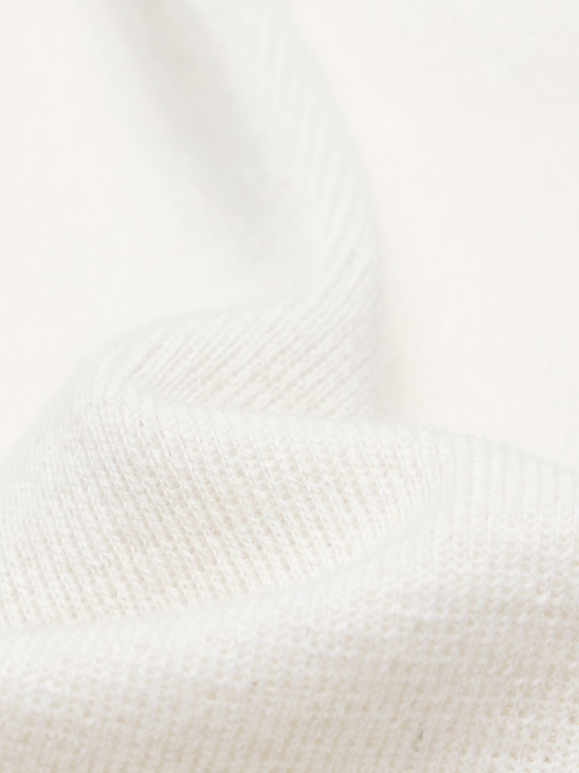 Wool Blend Fitted Knitted Top