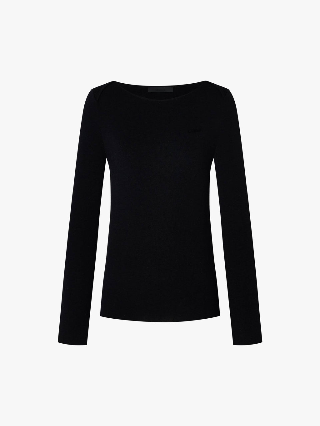 Wool Blend Fitted Knitted Top