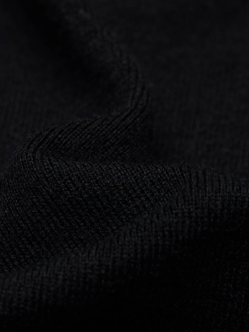 Wool Blend Fitted Knitted Top