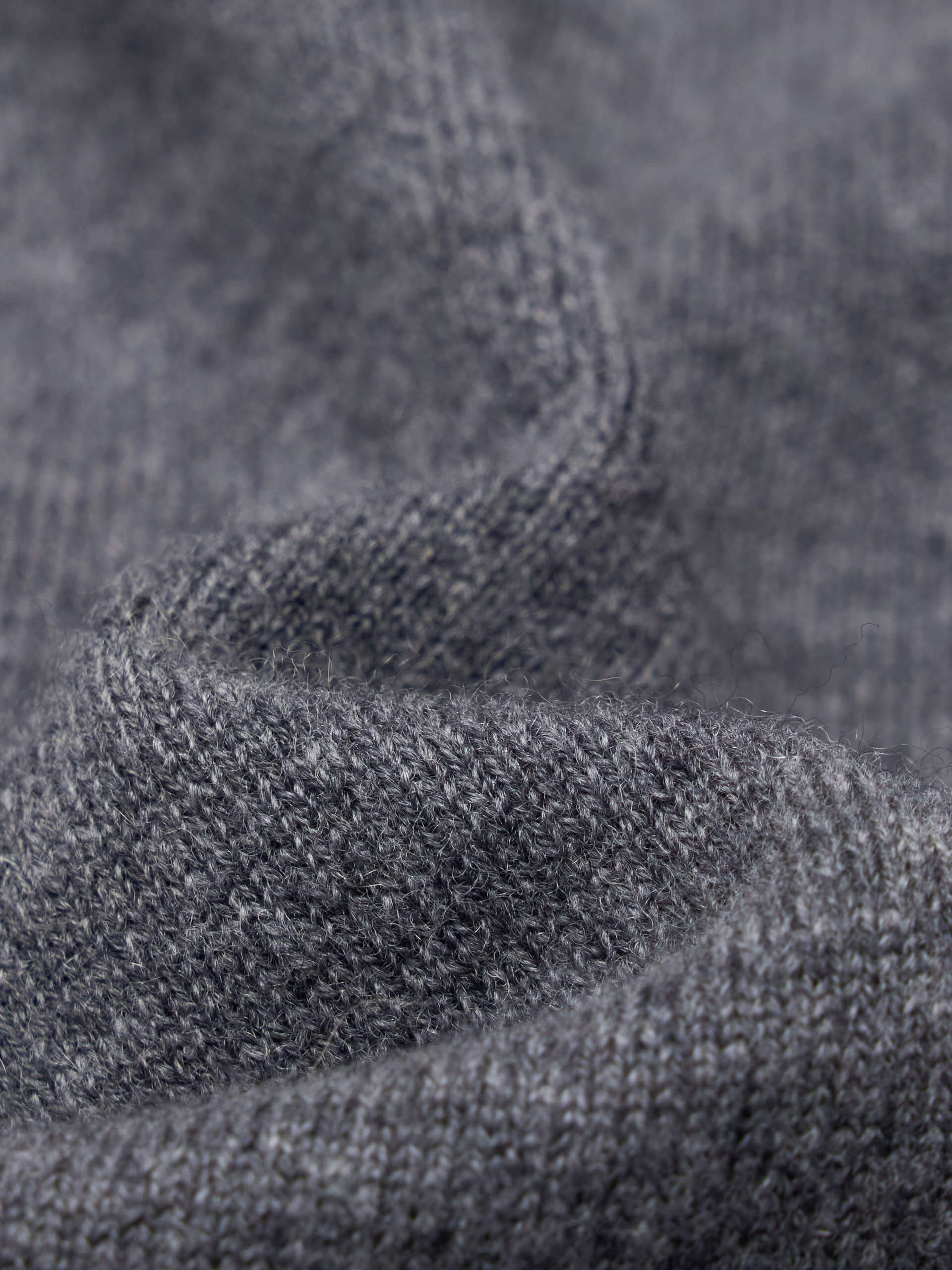 Wool Blend Contrast Knitted Top