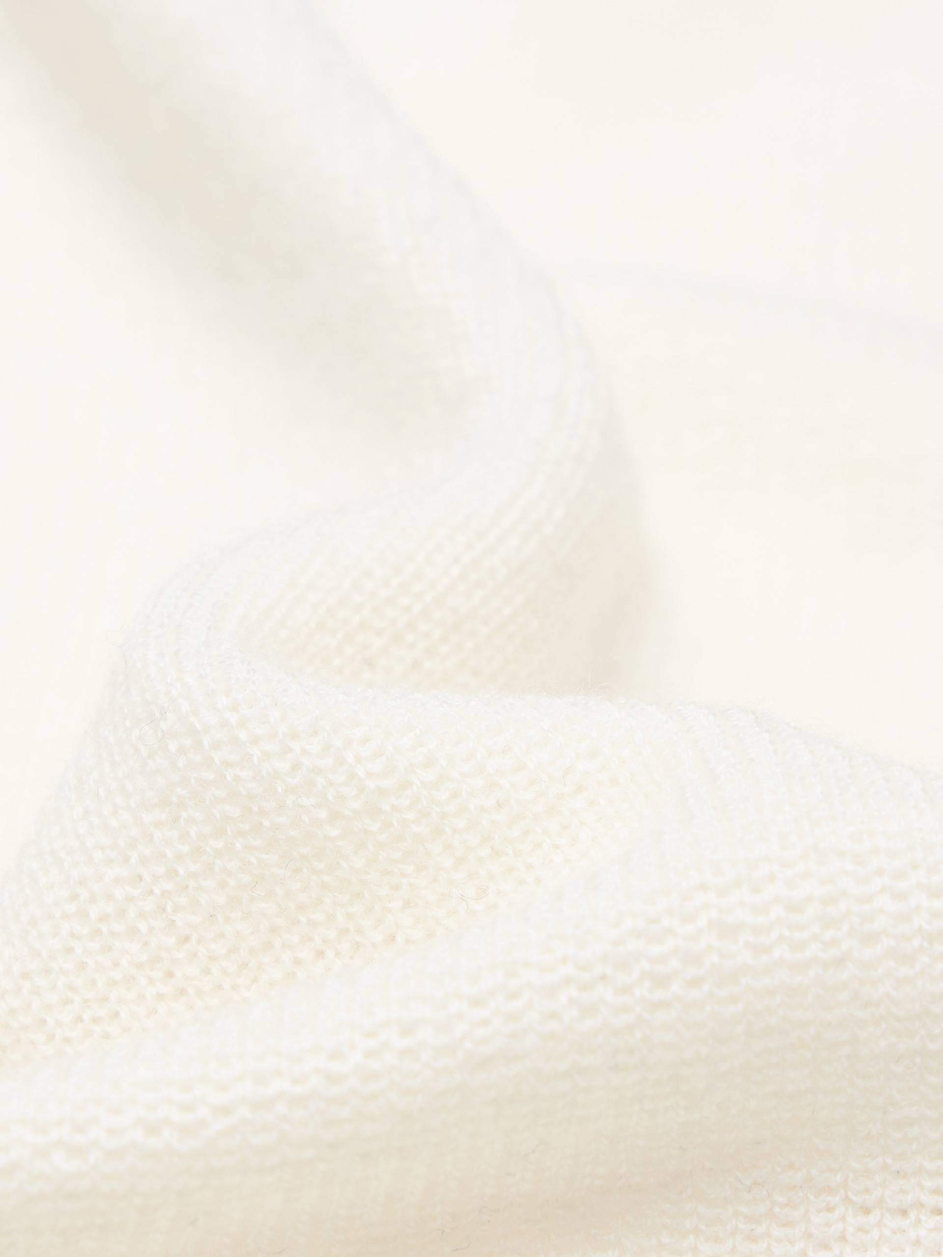 Contrast Wool Knitted Top