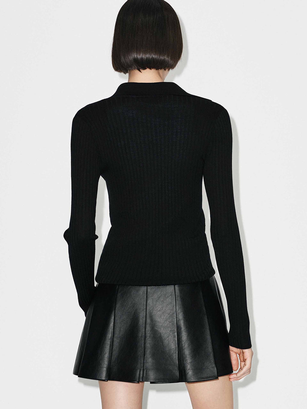 V-neck Wool Knitted Top