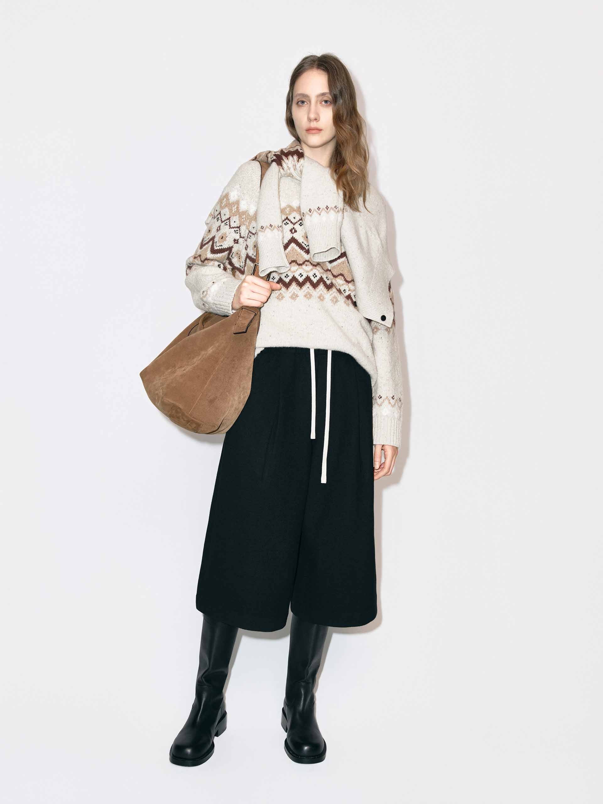 Fair Isle Wool Blend Sweater