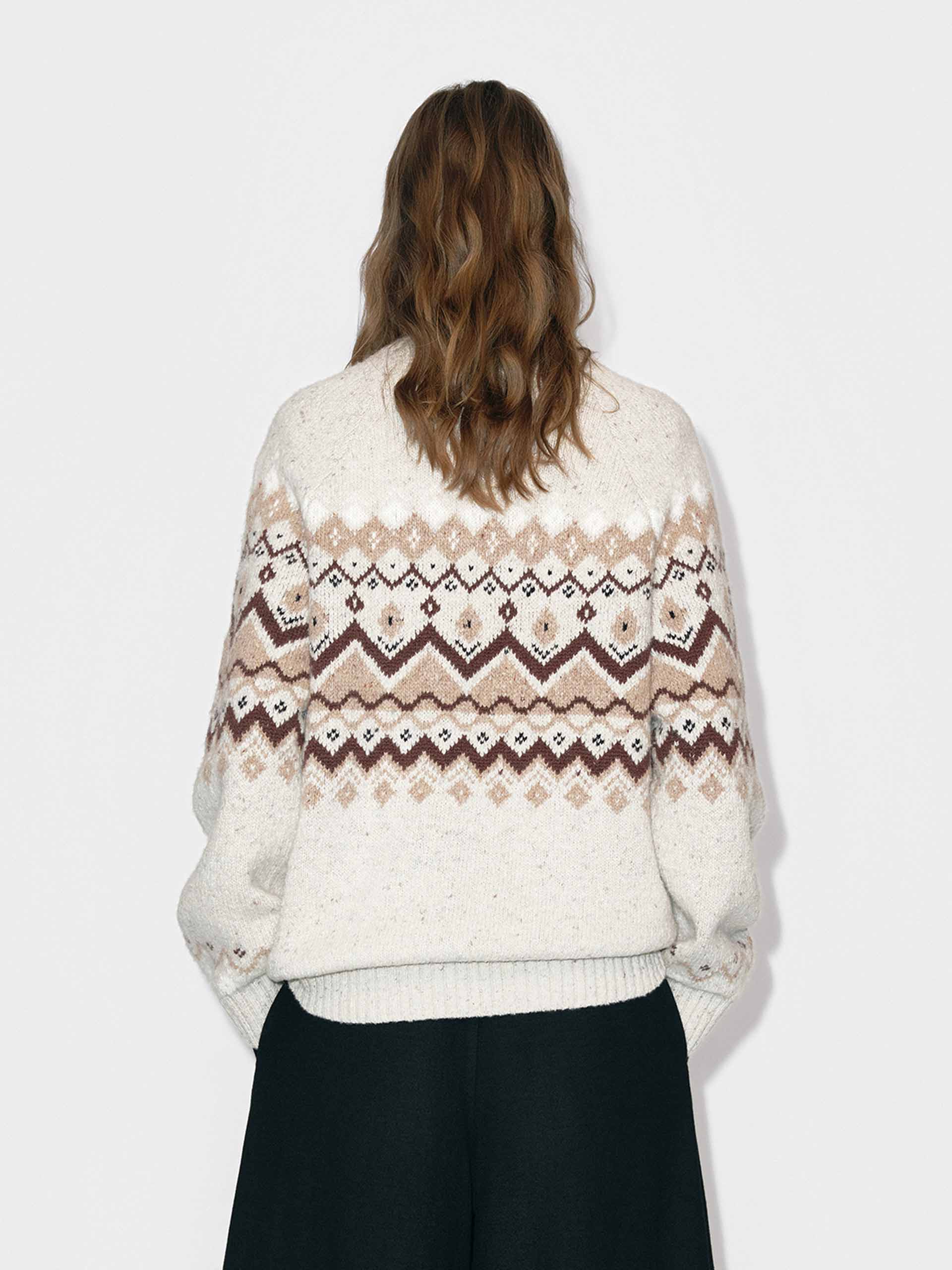 Fair Isle Wool Blend Sweater