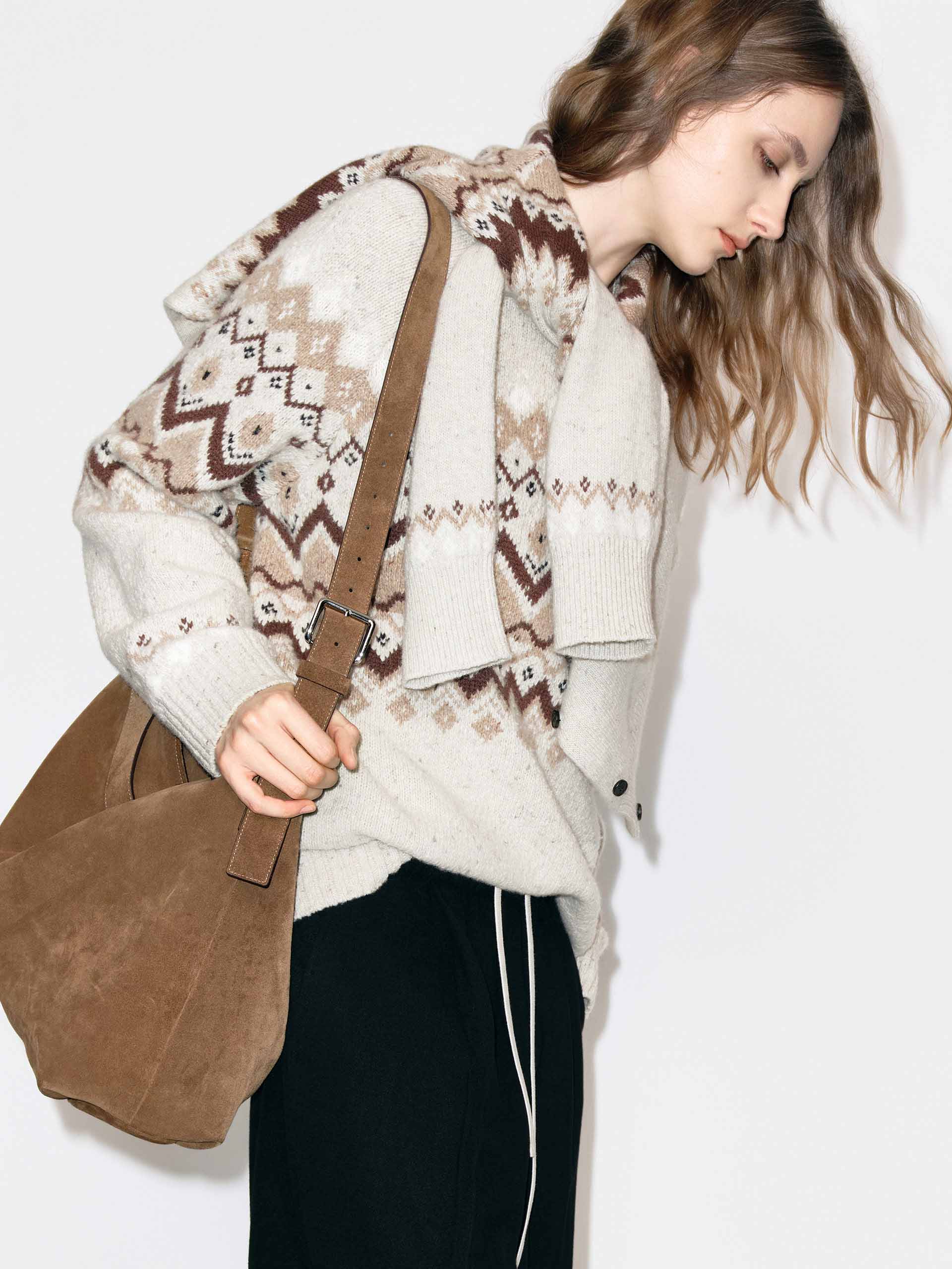 Fair Isle Wool Blend Sweater