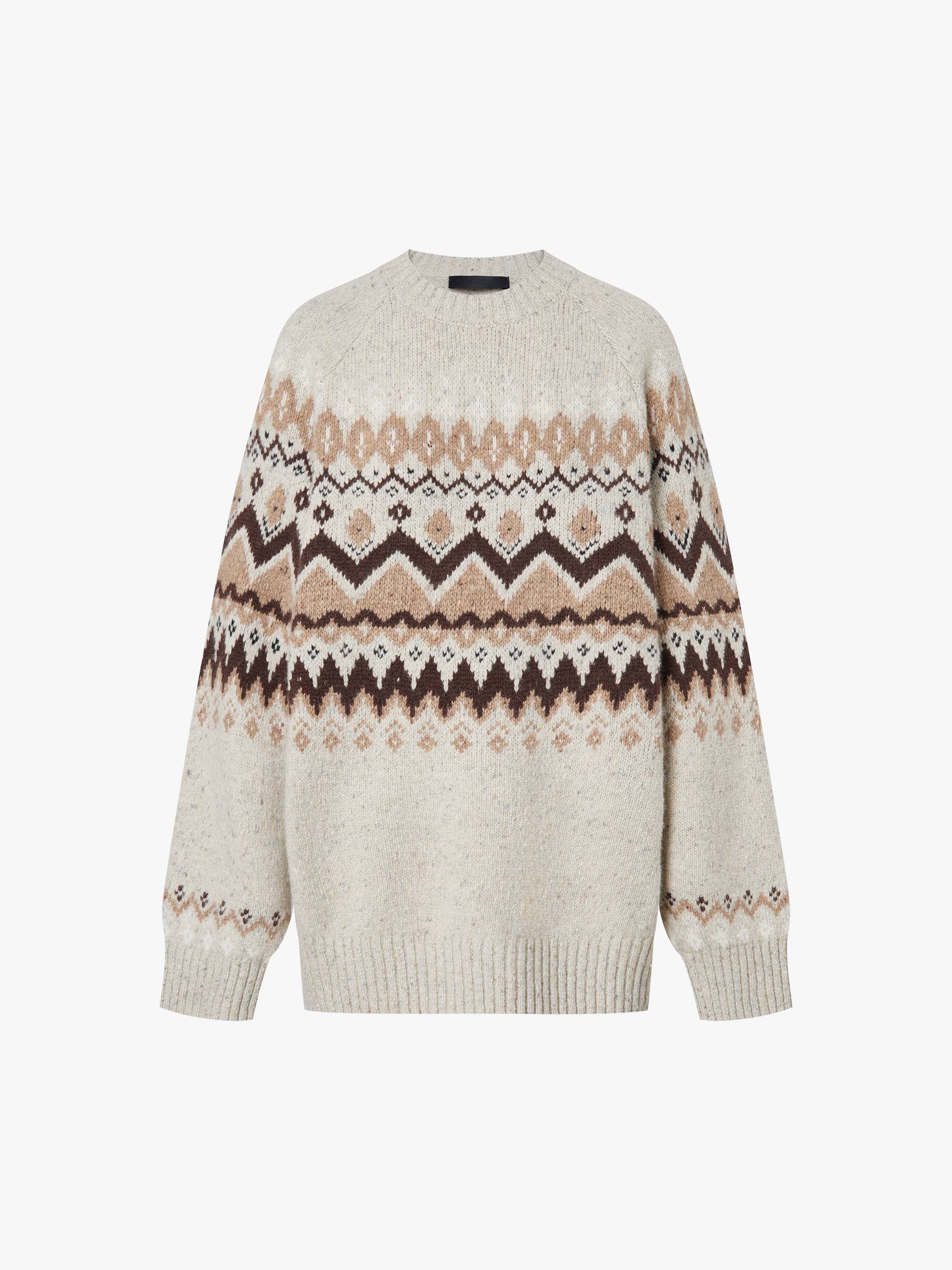 Fair Isle Wool Blend Sweater
