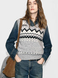 Included Alpaca Fair Isle Vest
