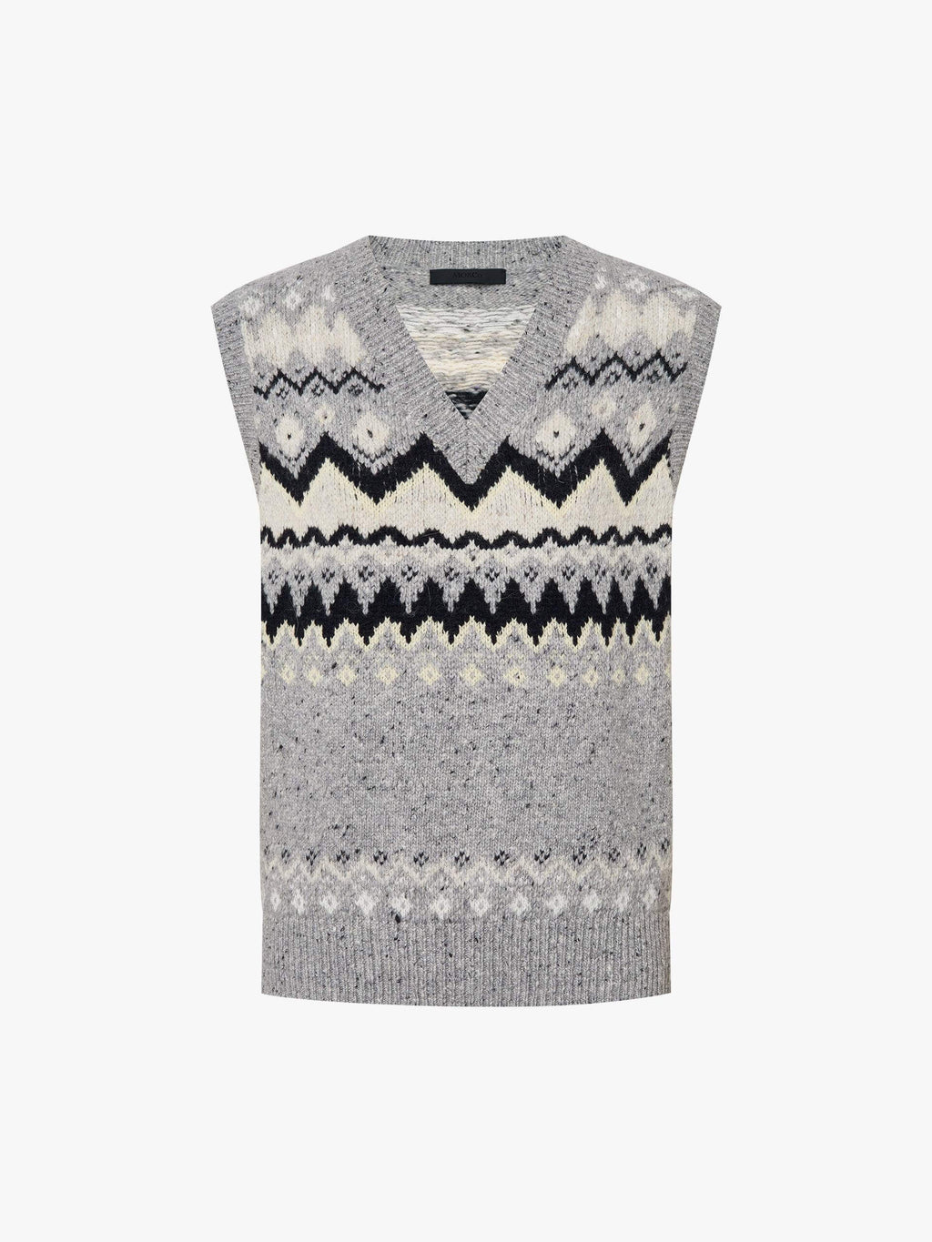 Included Alpaca Fair Isle Vest
