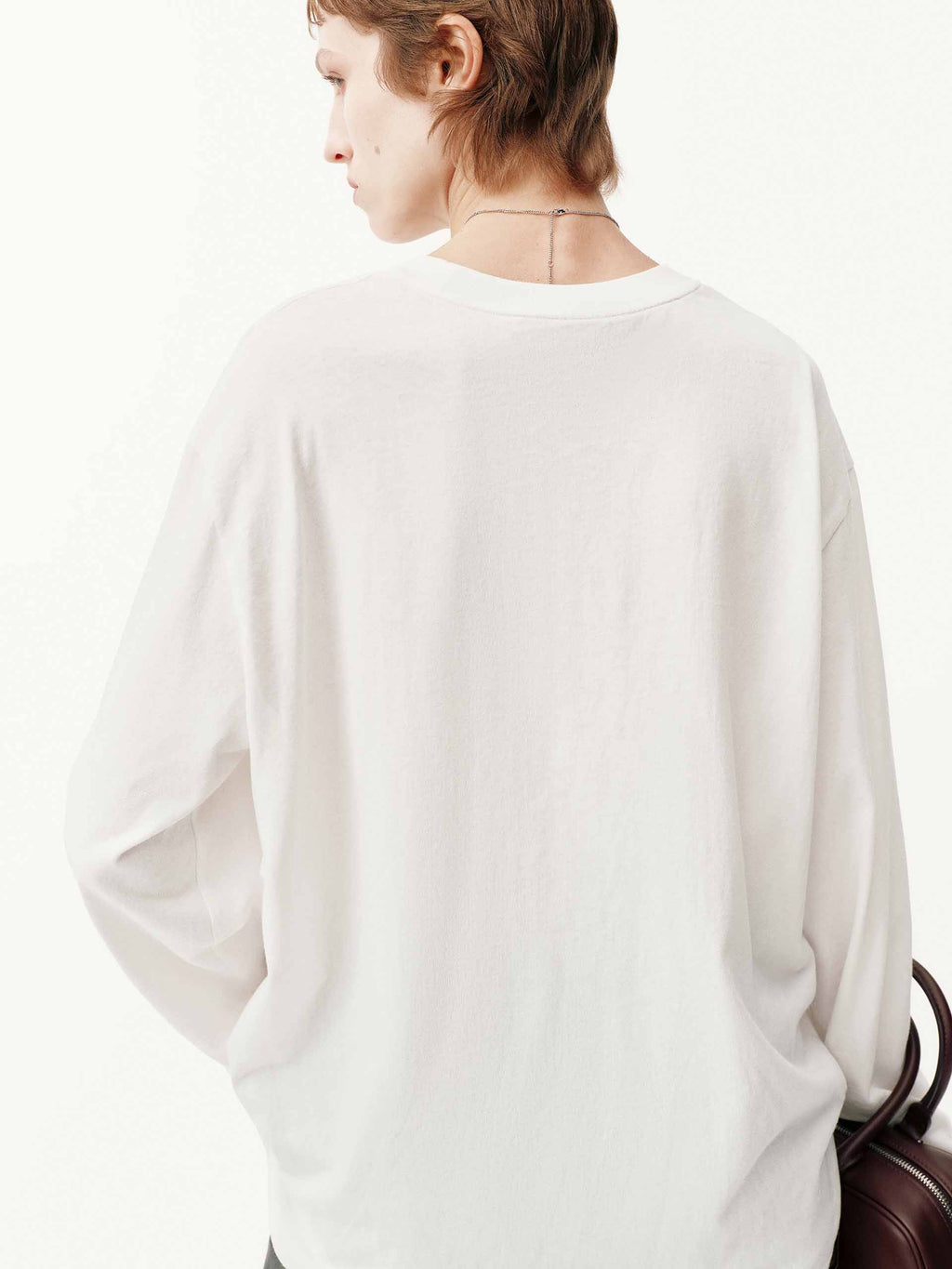 Woven Label Cotton T-shirt