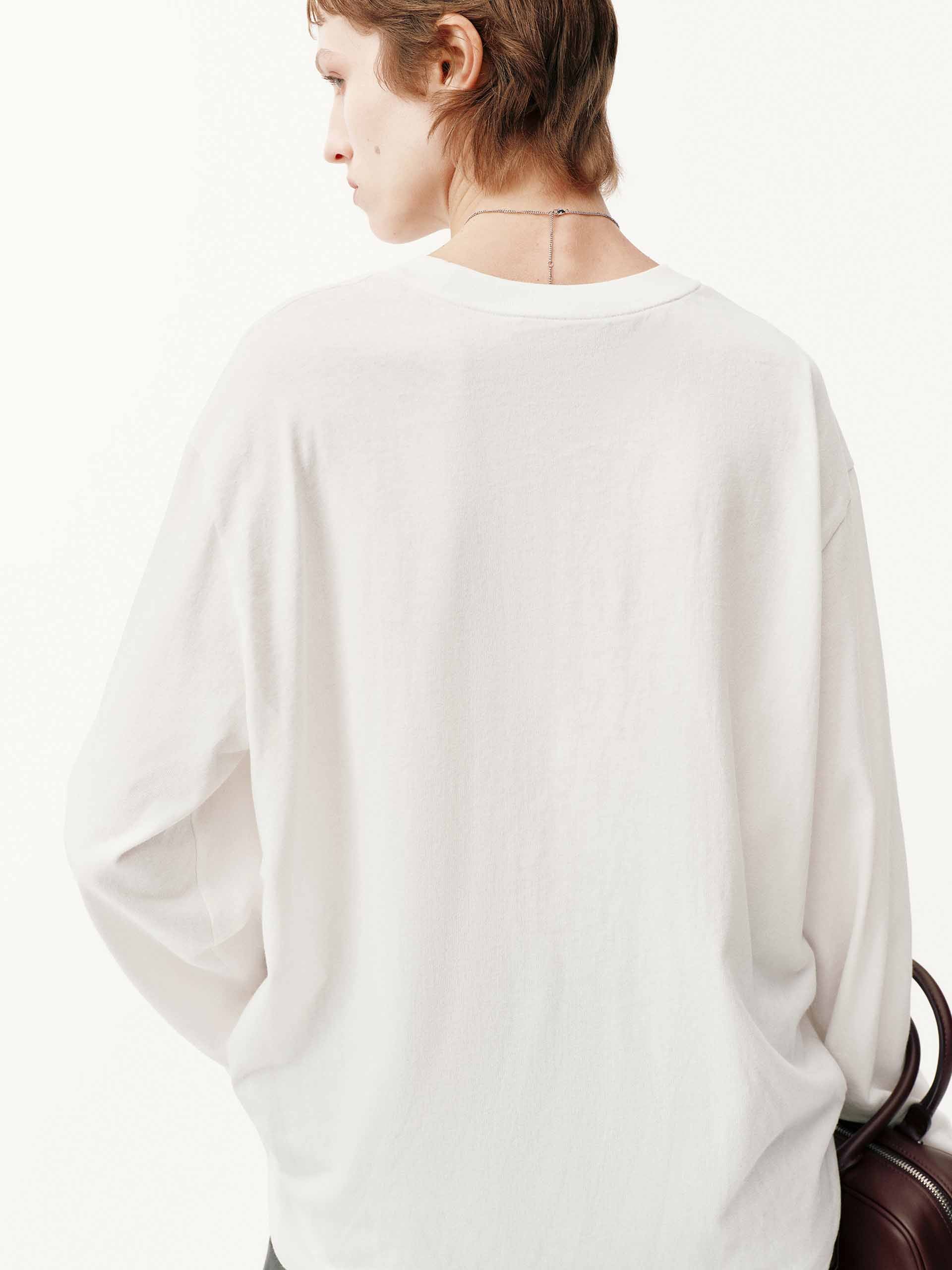 Woven Label Cotton T-shirt