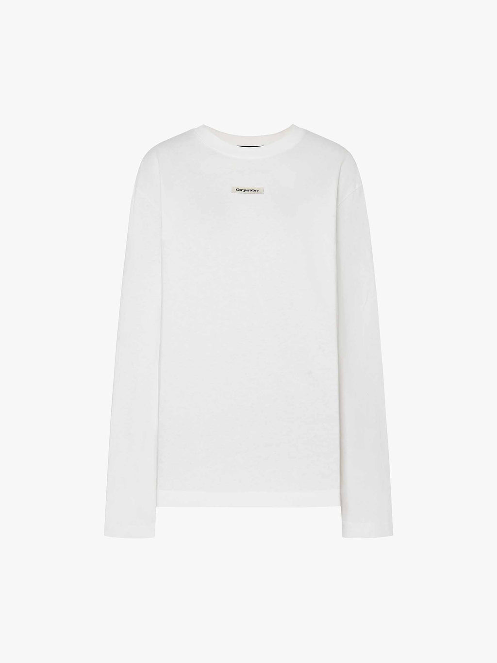 Woven Label Cotton T-shirt