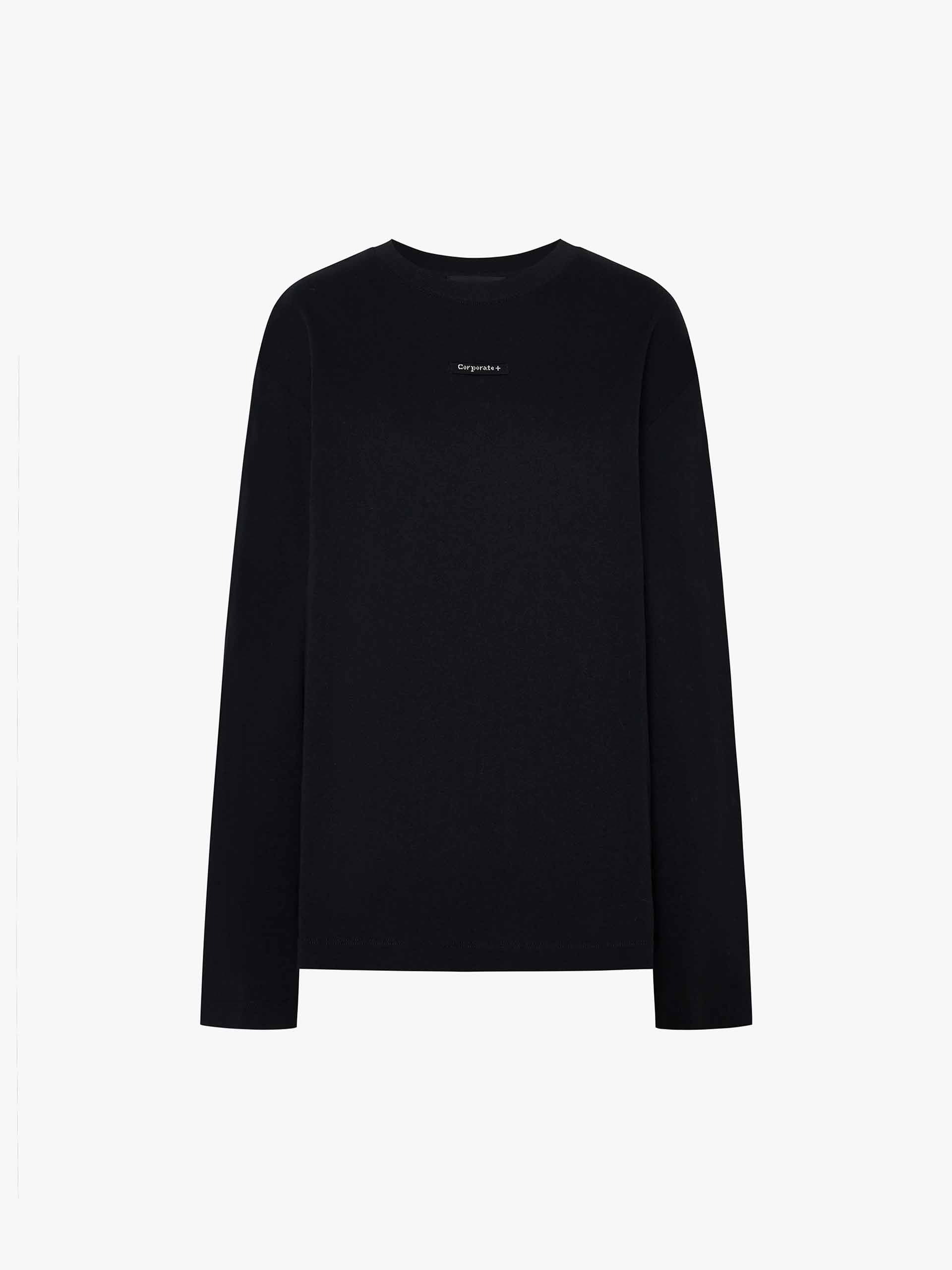Woven Label Cotton T-shirt