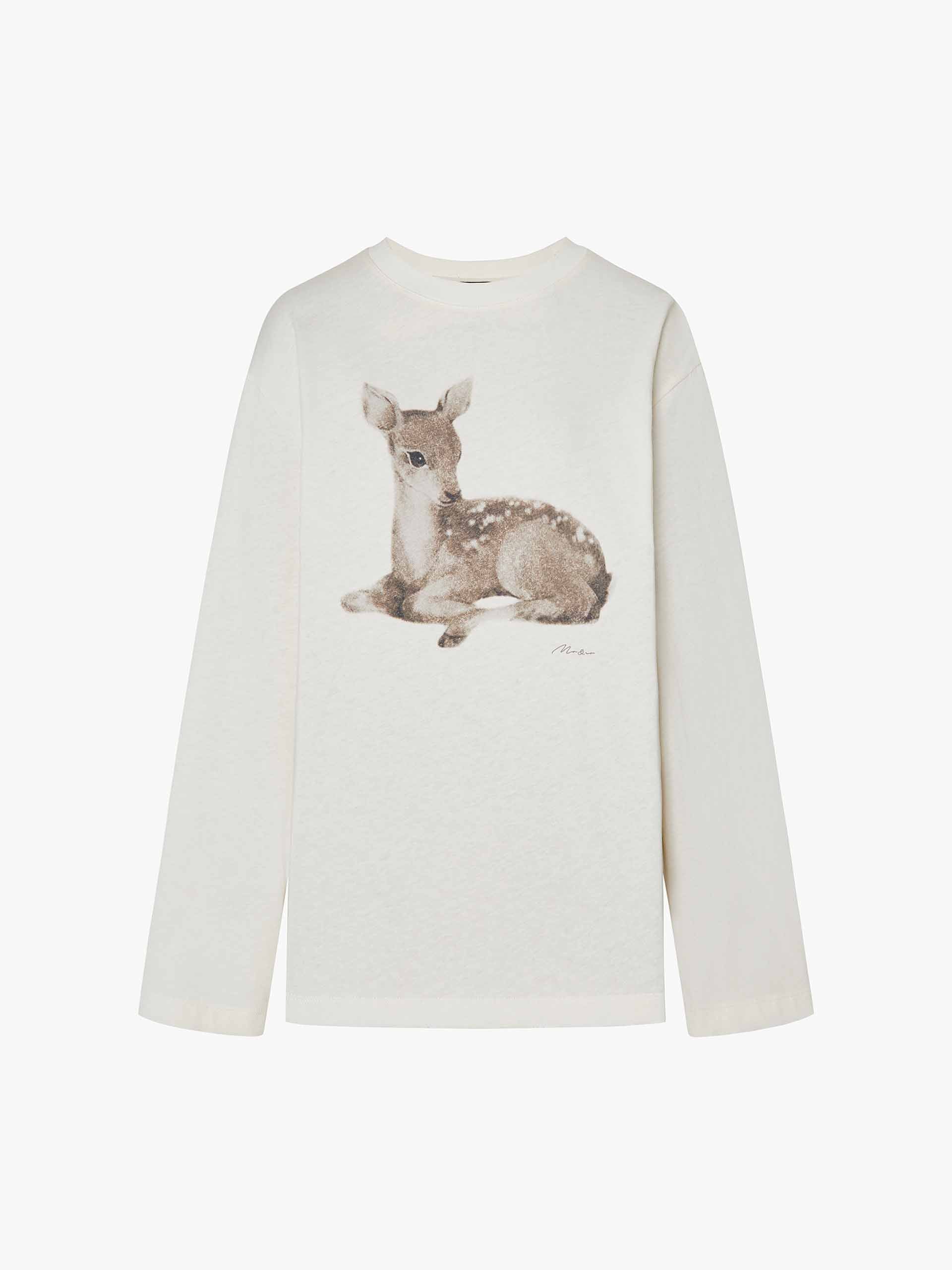 Include Hemp Deer Pattern T-shirt