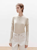 Two Piece Slim T-shirt